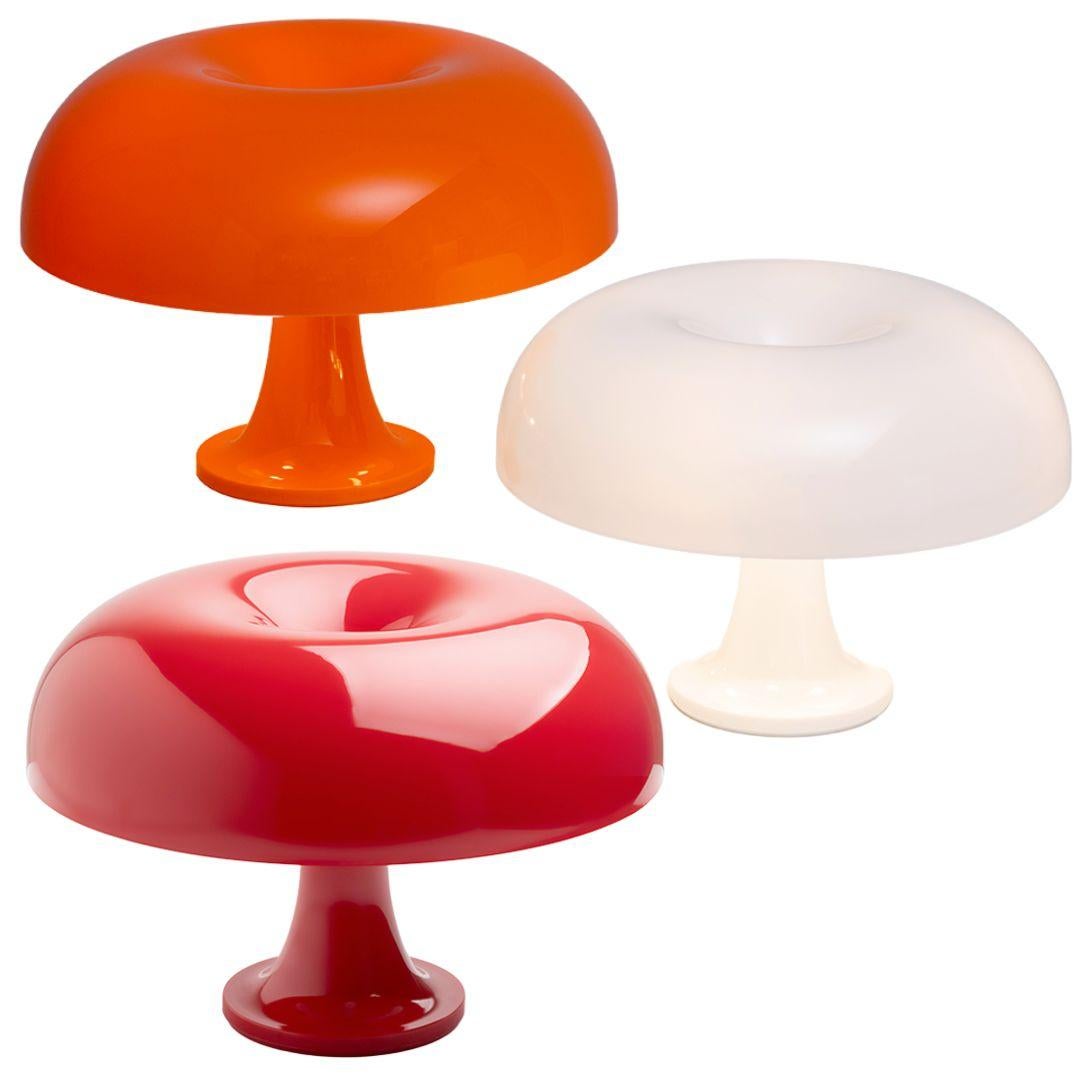 Lampe de table 'Nessino' de Giancarlo Mattioli en orange pour Artemide Neuf - En vente à Glendale, CA