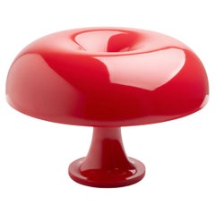 Vintage Giancarlo Mattioli 'Nessino' Table Lamp in Red for Artemide