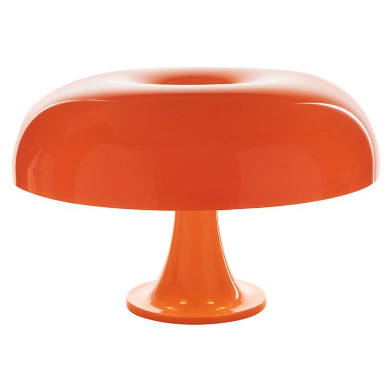 Giancarlo Mattioli 'Nesso' Table Lamp in Orange for Artemide For Sale