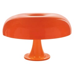 Giancarlo Mattioli 'Nesso' Table Lamp in Orange for Artemide