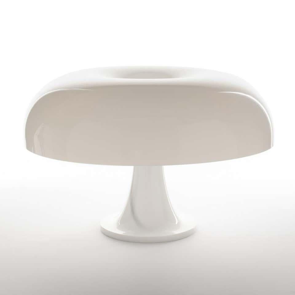 Italian Giancarlo Mattioli 'Nesso' Table Lamp in White for Artemide For Sale