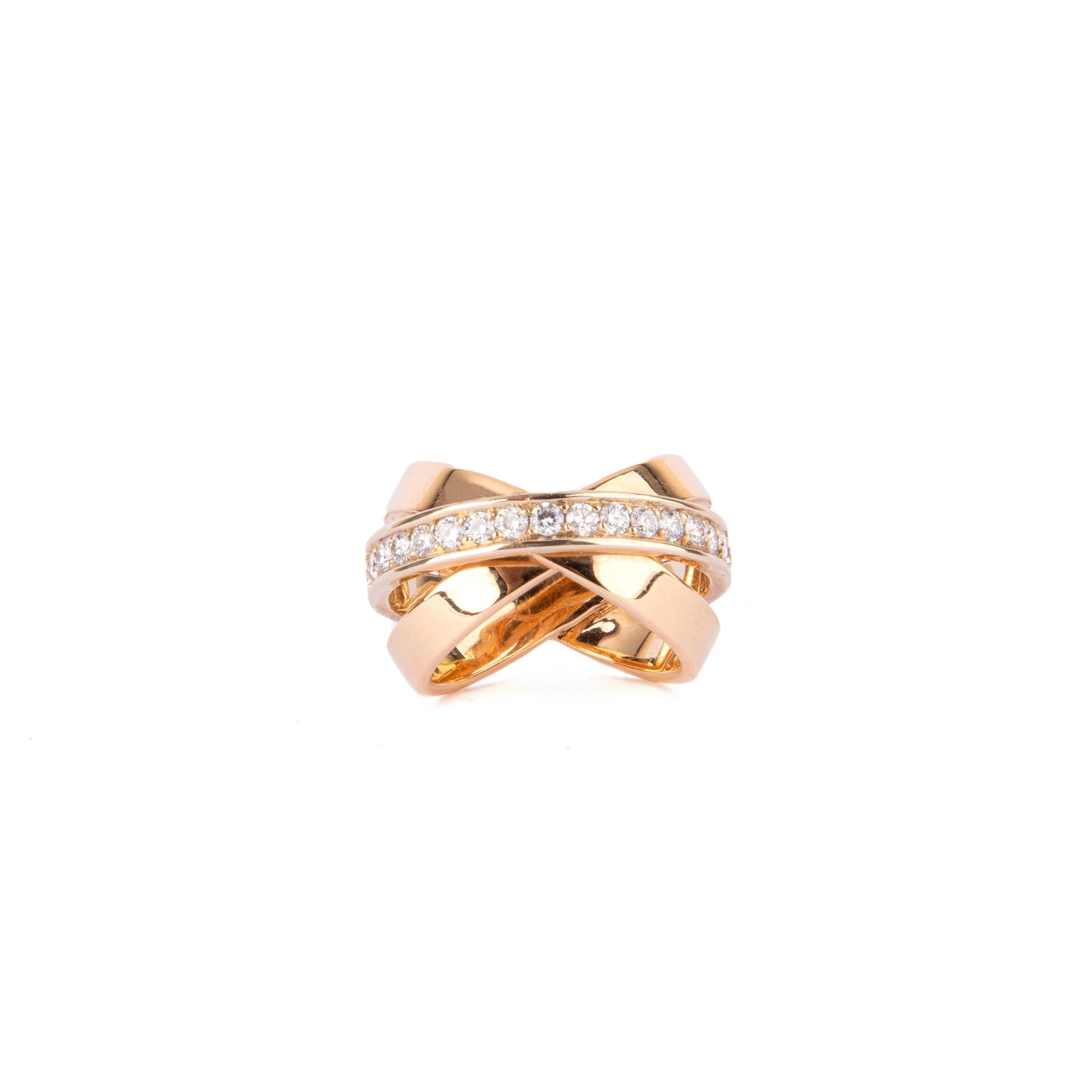 For Sale:  Giancarlo Montebello Trix Diamonds Ring 2