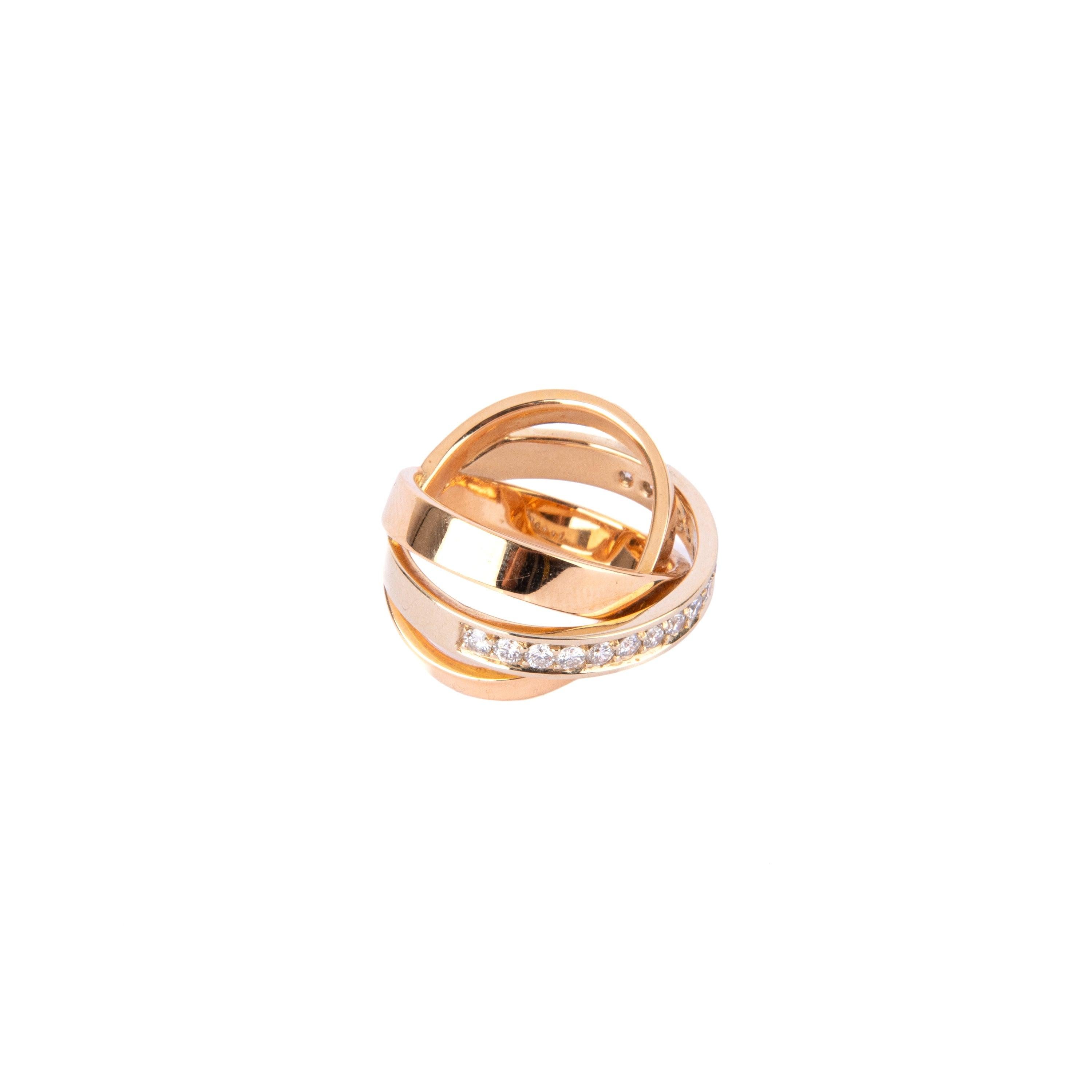For Sale:  Giancarlo Montebello Trix Diamonds Ring 3