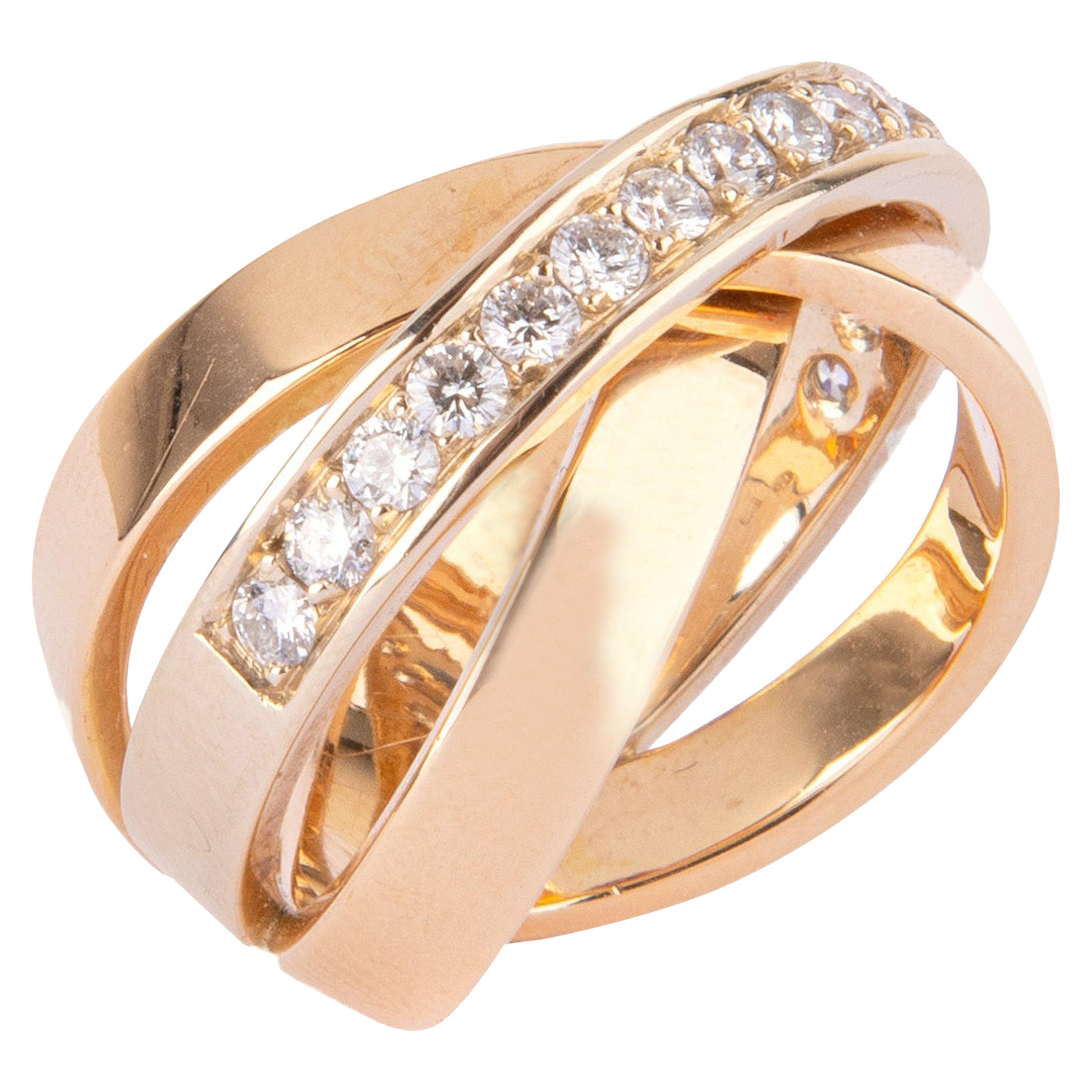 For Sale:  Giancarlo Montebello Trix Diamonds Ring