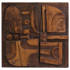 Giancarlo Patuzzi Wooden Wall Panel