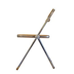 Giancarlo Piretti, a Set of Four Chairs, Plia, Anonima Castelli, 1970s