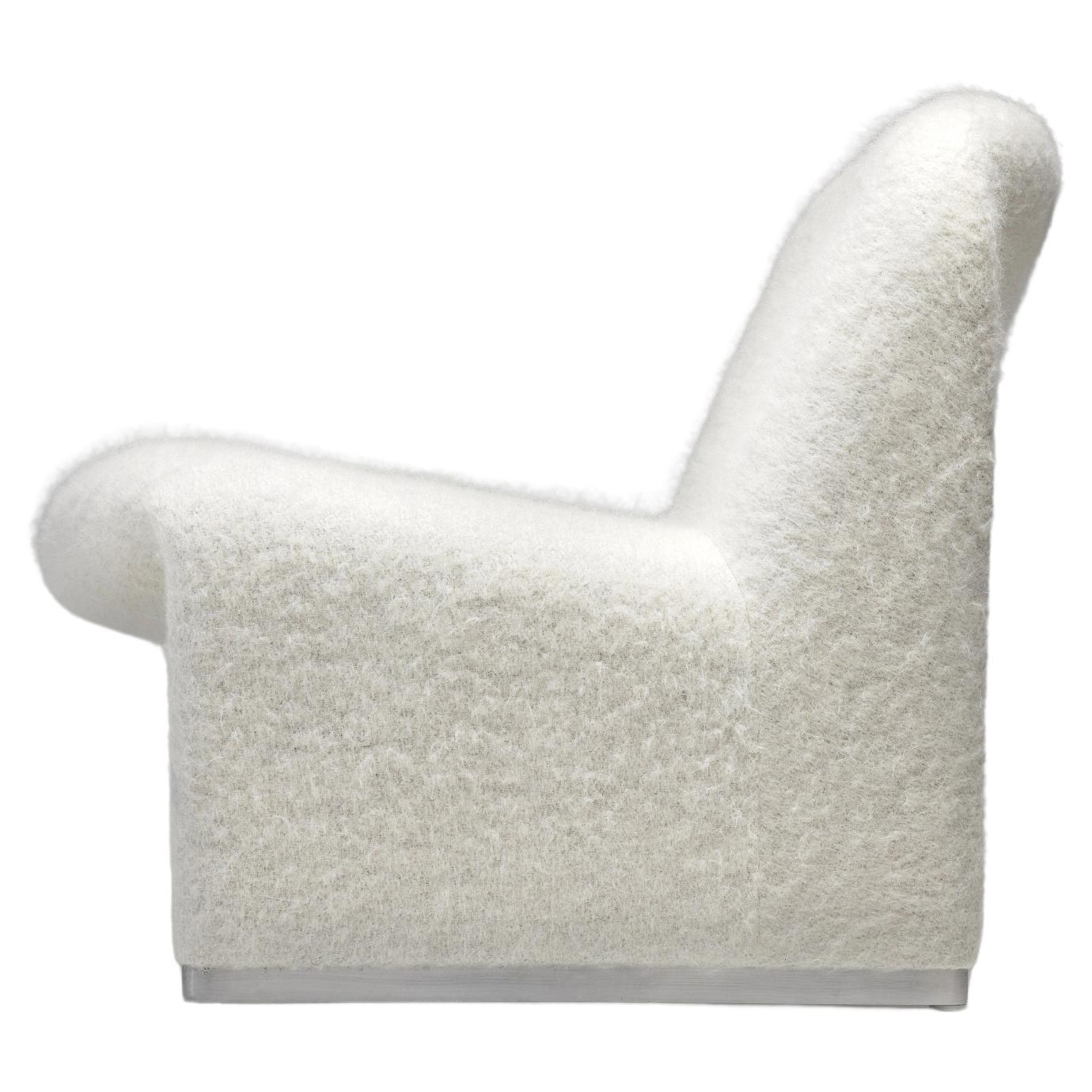 Giancarlo Piretti “Alky” Chair in Pierre Frey Fluffy Fabric, Artifort, 1970s