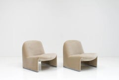 Chaises Alky Giancarlo Piretti en velours neuf, Artifort, 1970