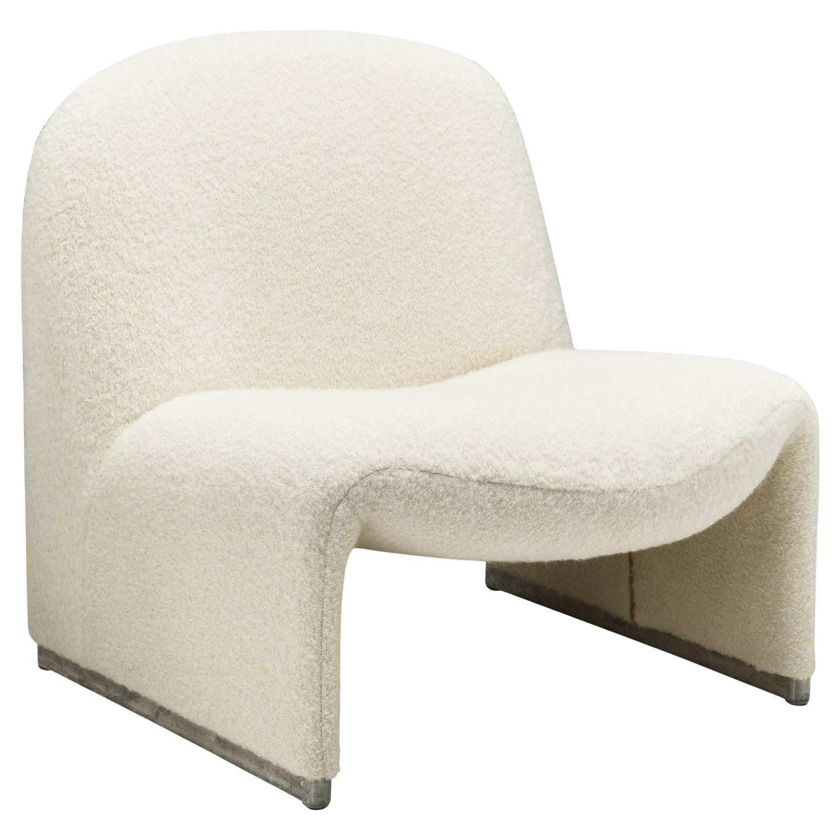 Giancarlo Piretti Chaise longue "Alky" en bouclé pour Anonima Castelli, Italie 1970 en vente