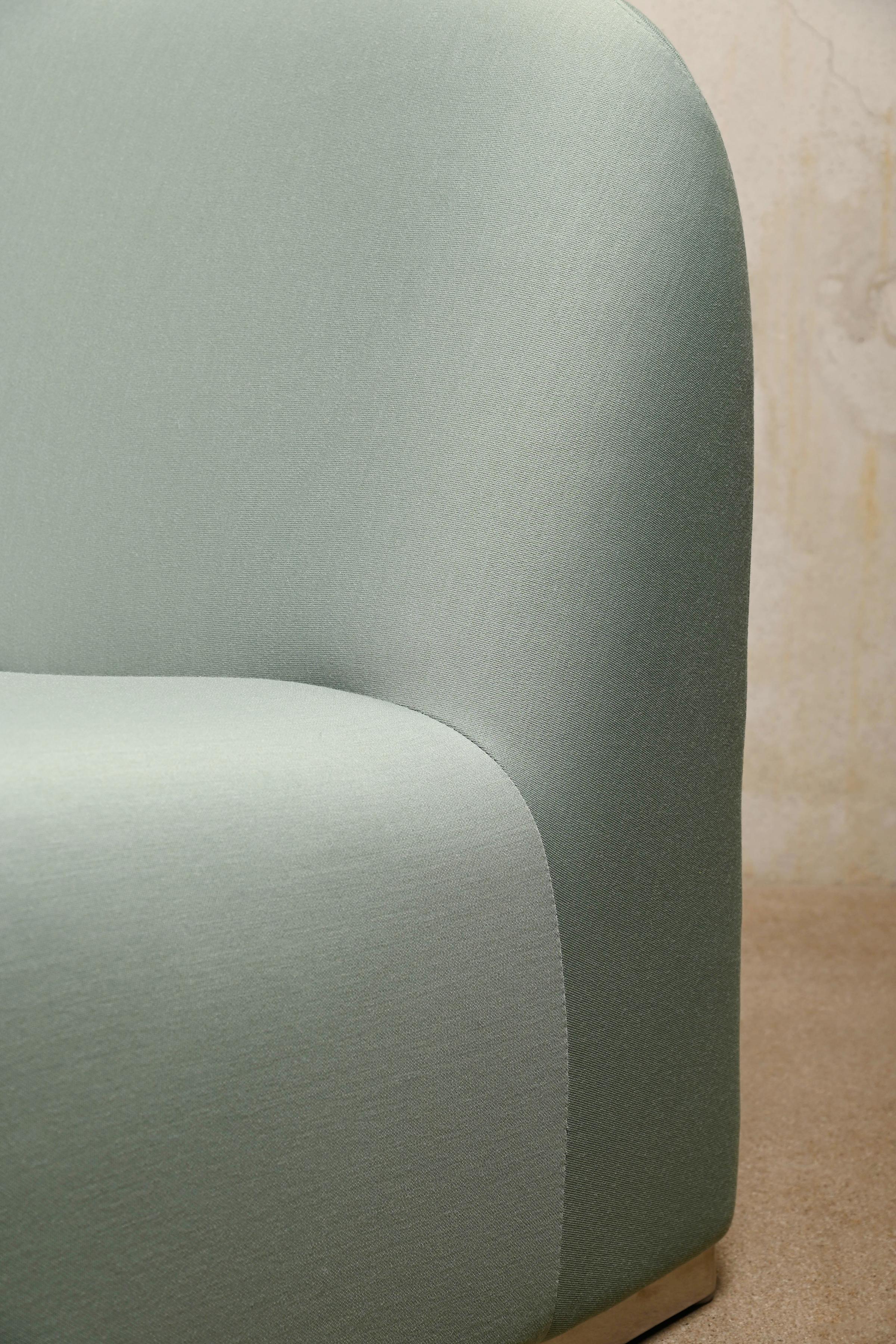 Giancarlo Piretti Alky Lounge Chair in Green Kvadrat Fabric, Artifort 3
