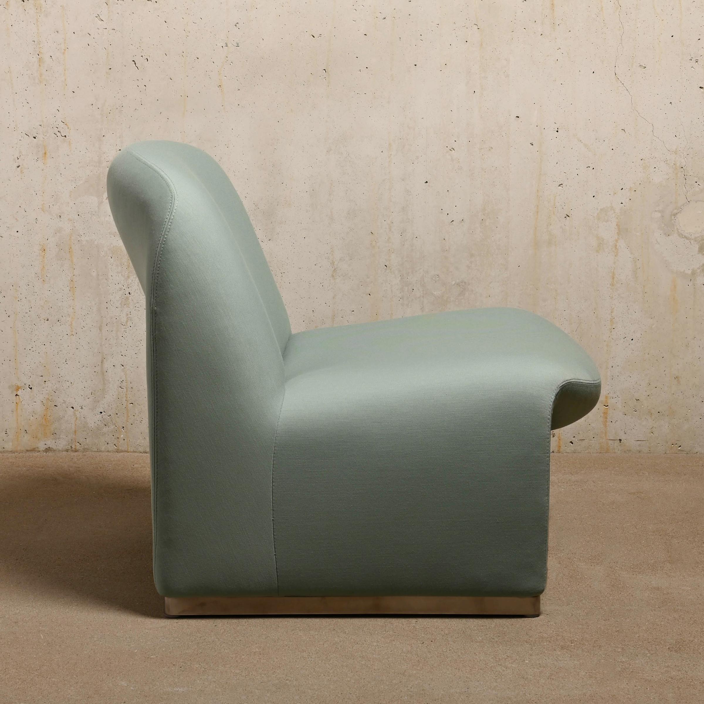 Giancarlo Piretti Alky Lounge Chair in Green Kvadrat Fabric, Artifort 1