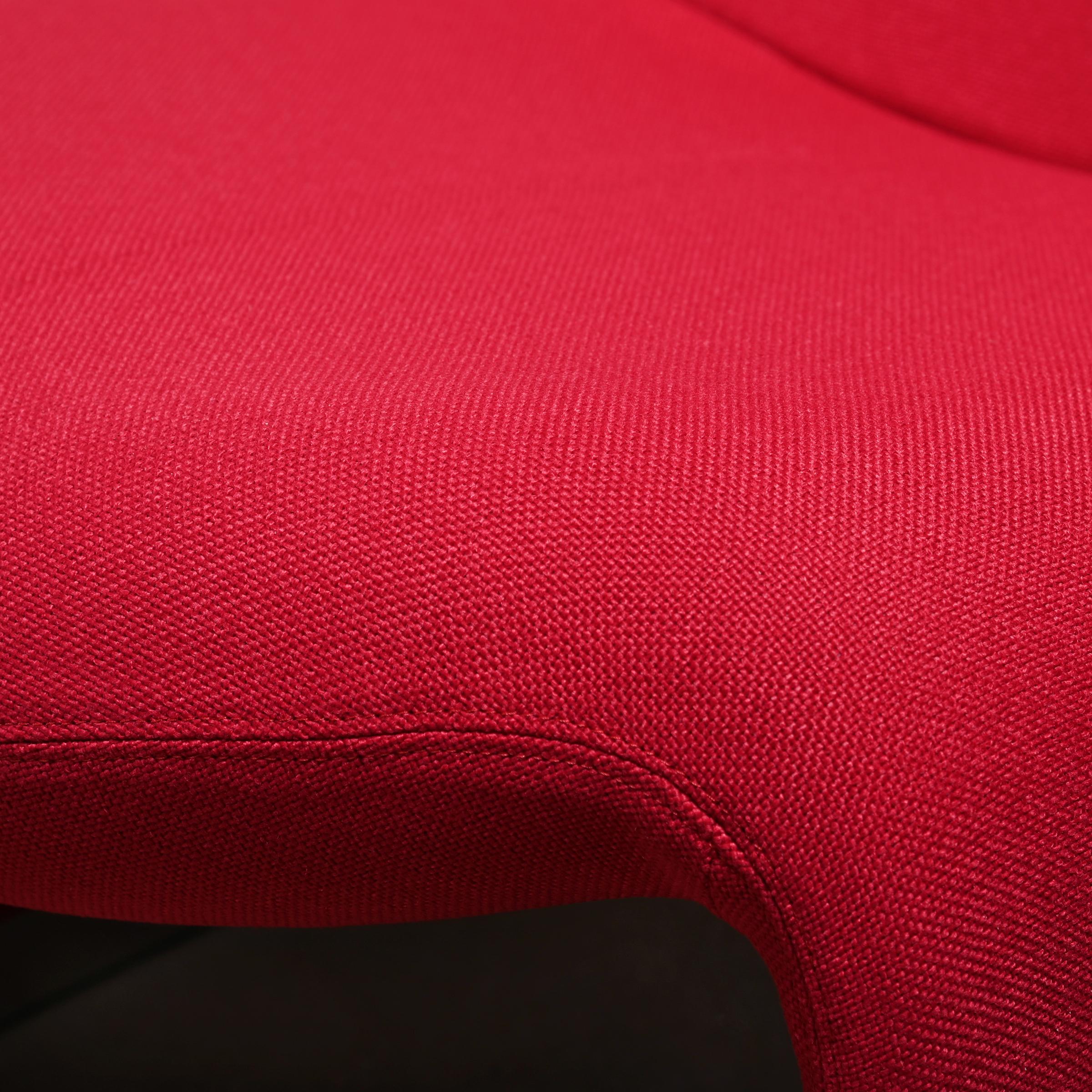 Giancarlo Piretti Alky Lounge Chair in Red / Magenta Fabric for Anonima Castelli 3