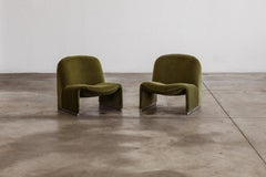 Giancarlo Piretti "Alky" Lounge Chairs for Anonima Castelli, 1970, Set of 2