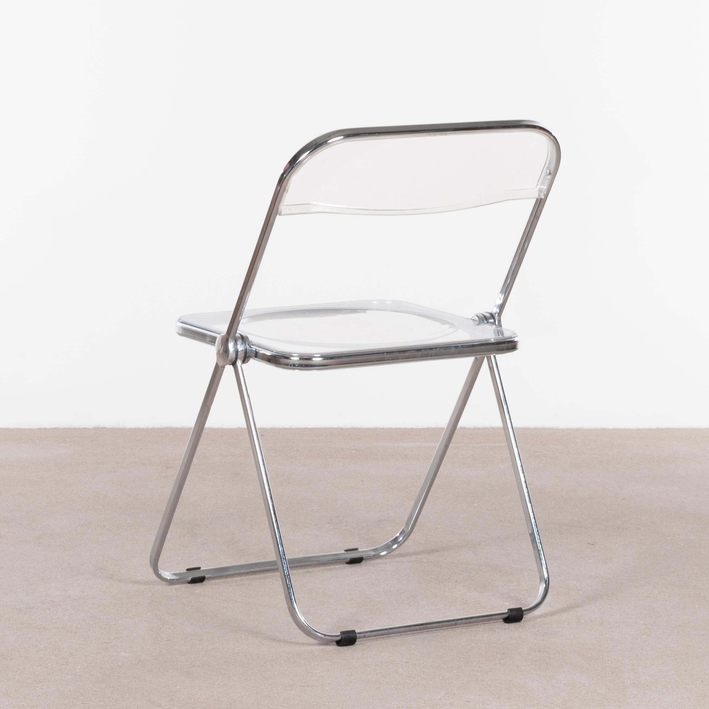 Giancarlo Piretti Folding Plia Chairs for Castelli, Italy 2