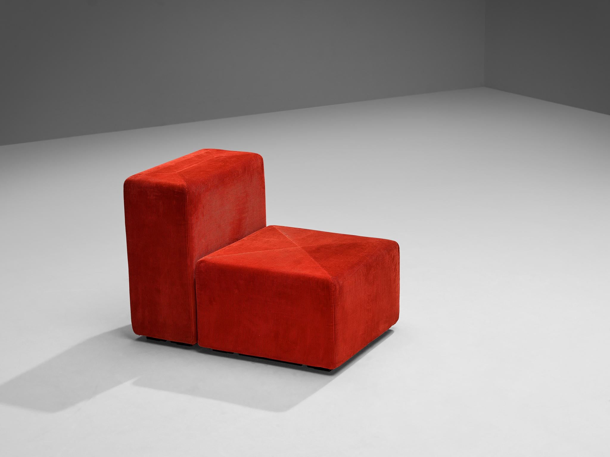 Late 20th Century Giancarlo Piretti for Anonima Castelli 'Sistema 61' Lounge Chair  For Sale