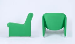 Chaises italiennes vertes « Alky » de Giancarlo Piretti par Anonima Castelli, Italie