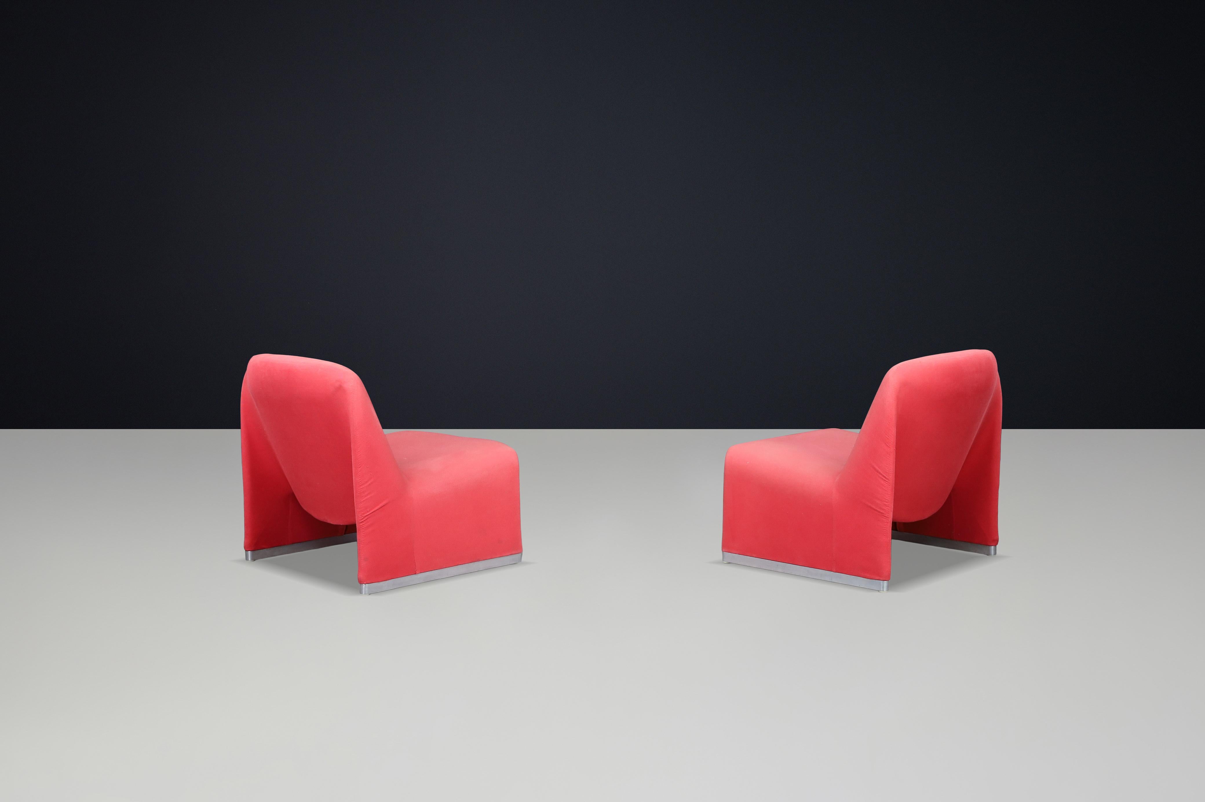 Giancarlo Piretti Lounge Chairs für Anonima Castelli, Italien, 1970er Jahre im Angebot 2