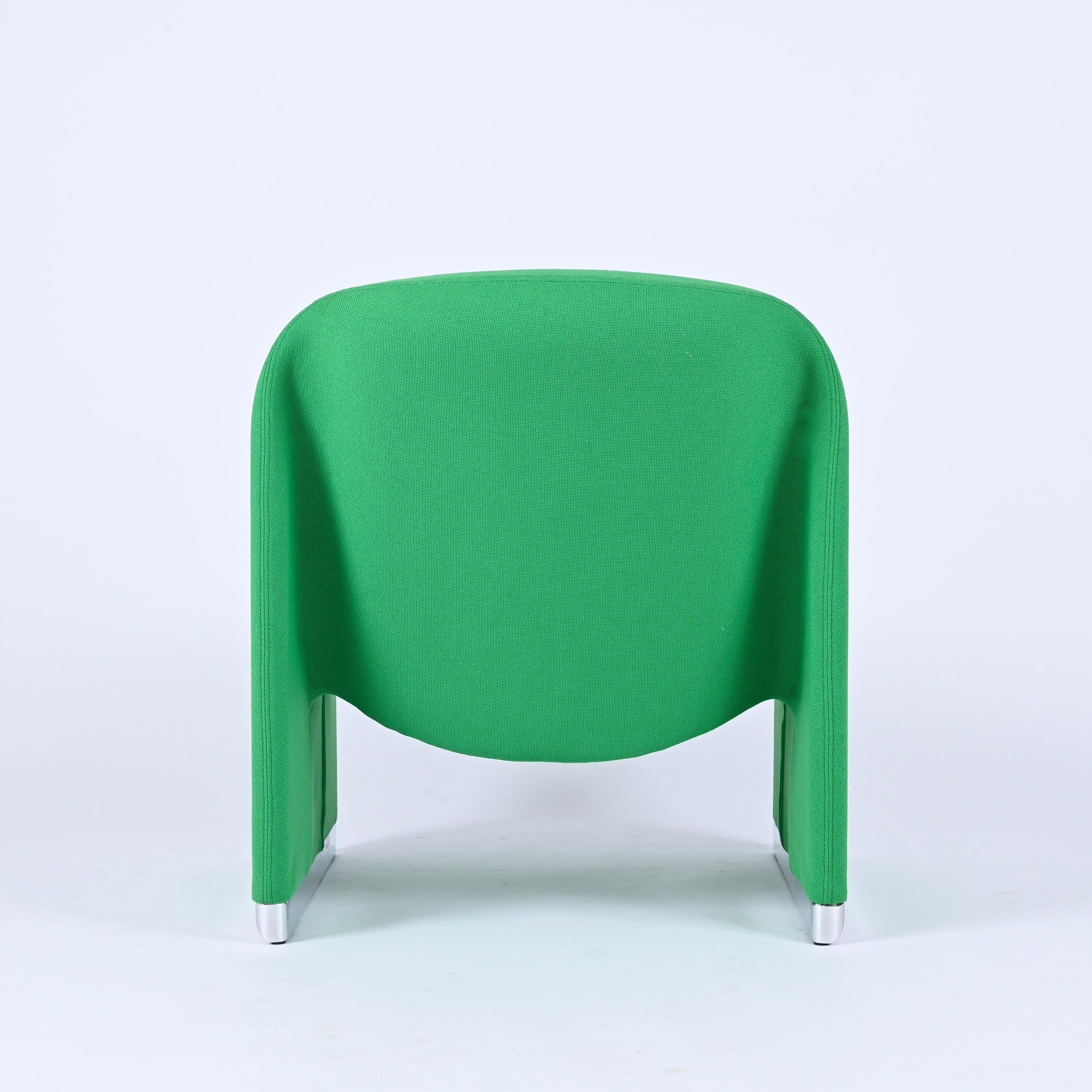 Fauteuils italiens verts « Alky » de Giancarlo Piretti, Castelli, années 1970 en vente 9