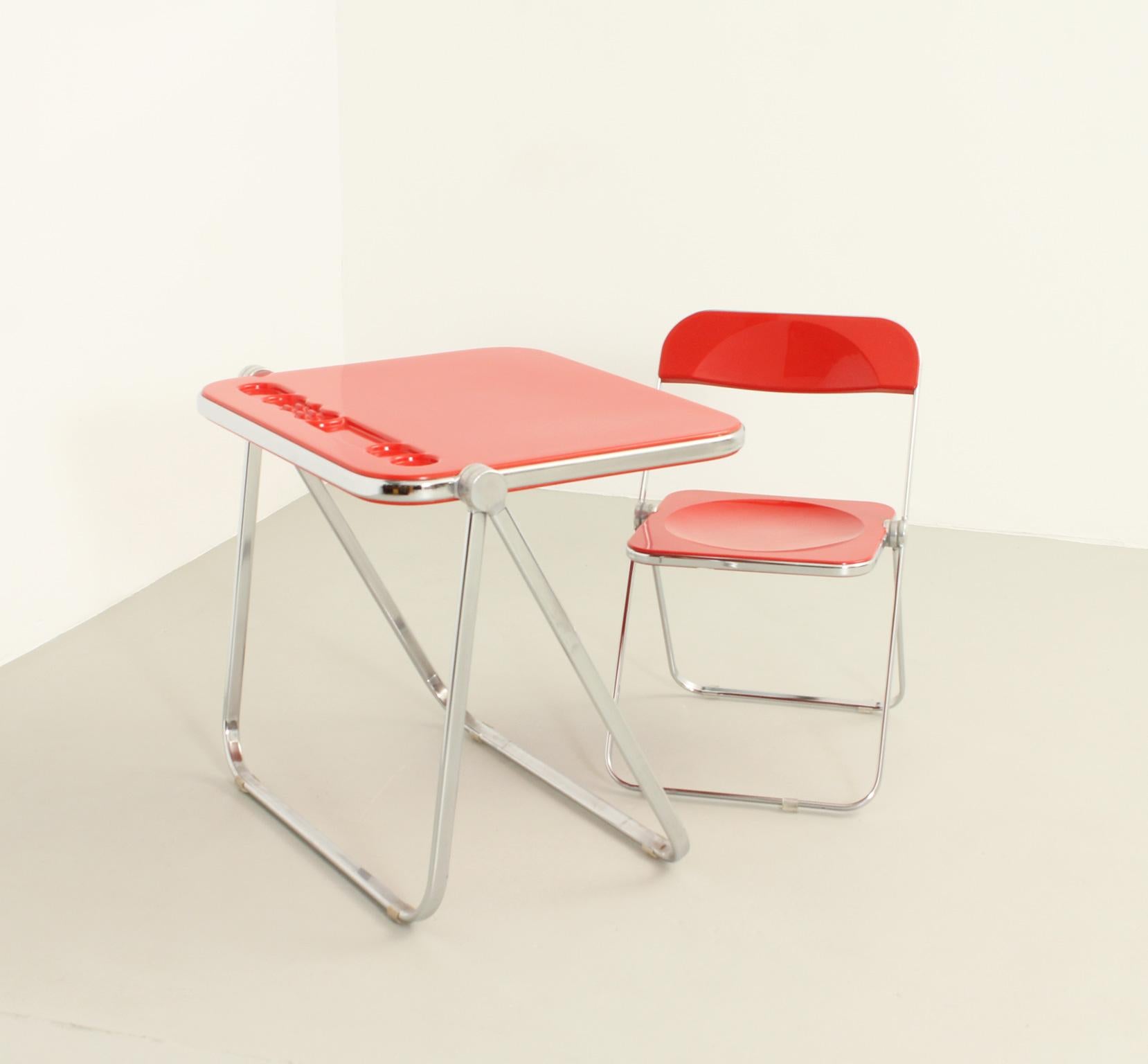 Ensemble de bureau pliant Platone et Plia de Giancarlo Piretti 3