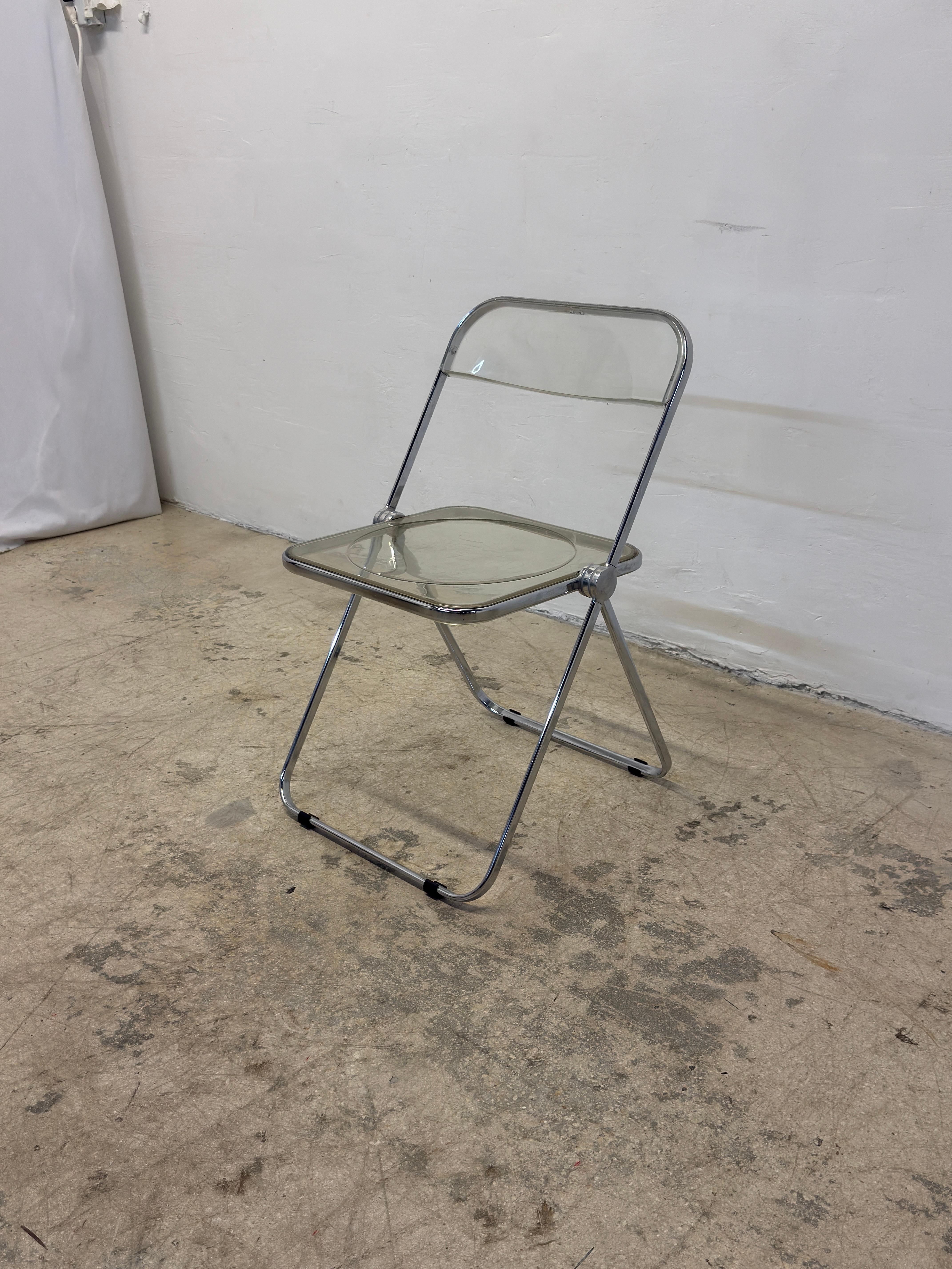 Giancarlo Piretti Plia - Set di quattro sedie Foldes per Castelli in vendita 4