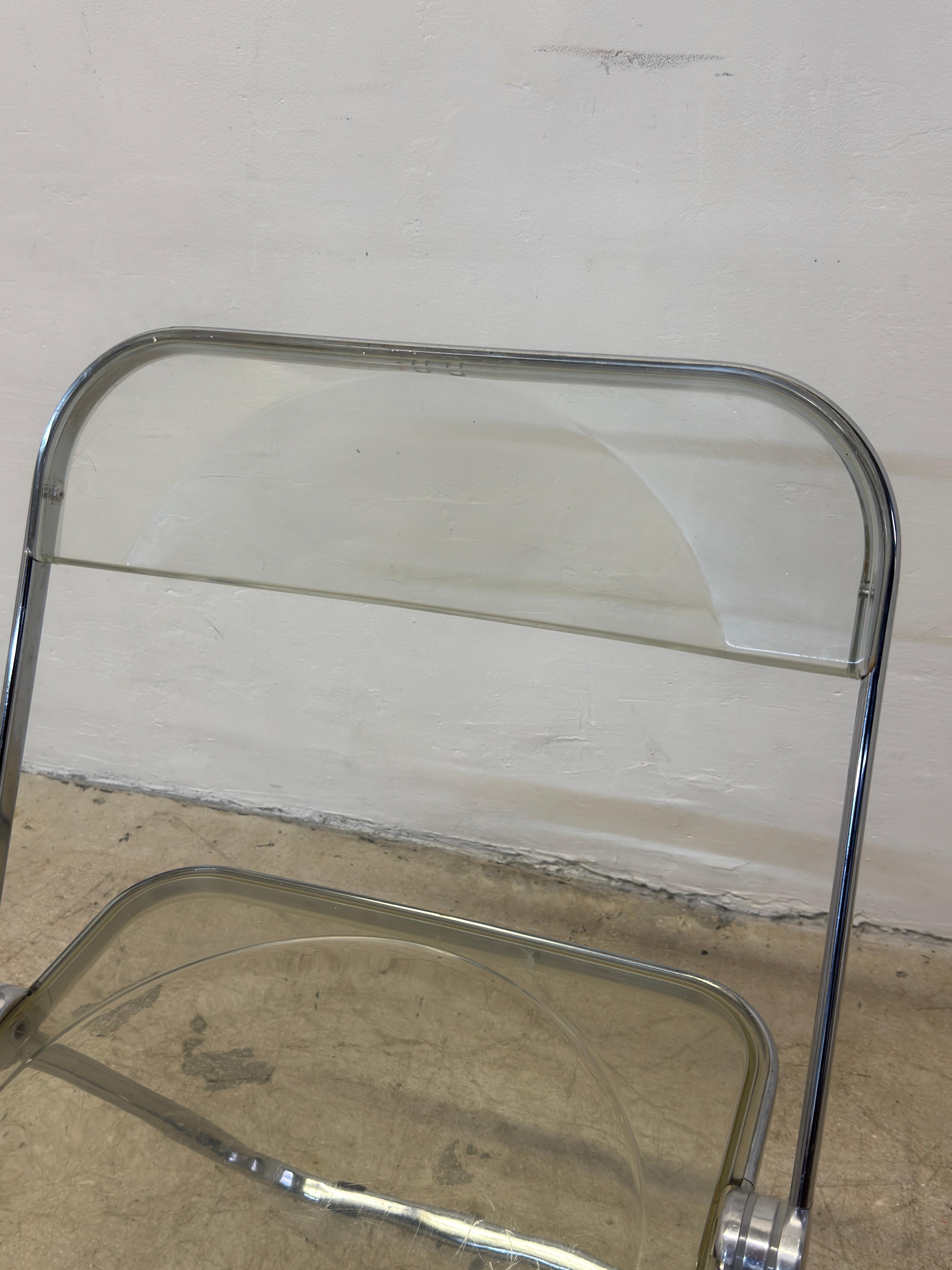 Giancarlo Piretti Plia - Set di quattro sedie Foldes per Castelli in vendita 9