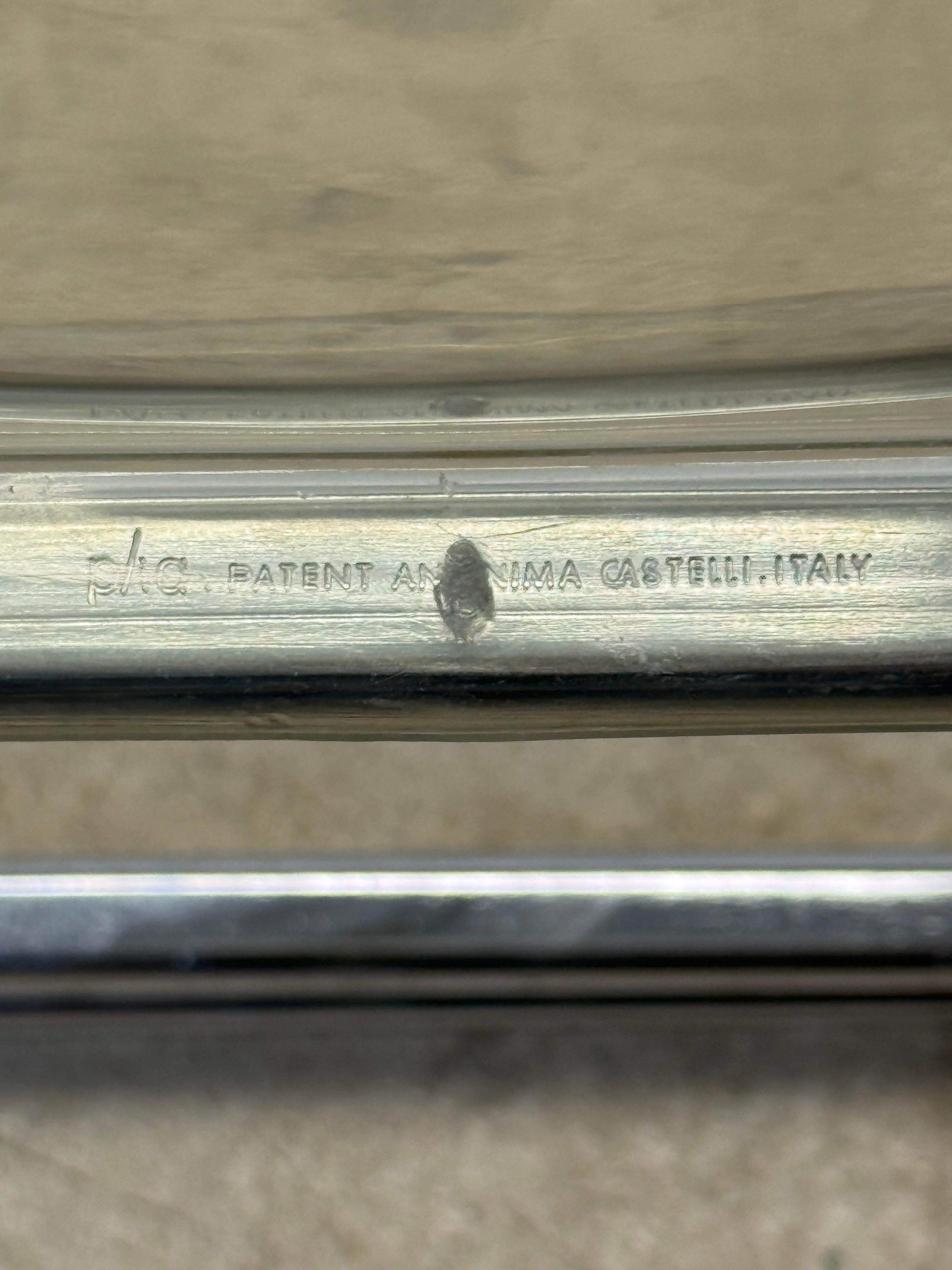 Giancarlo Piretti Plia - Set di quattro sedie Foldes per Castelli in vendita 12