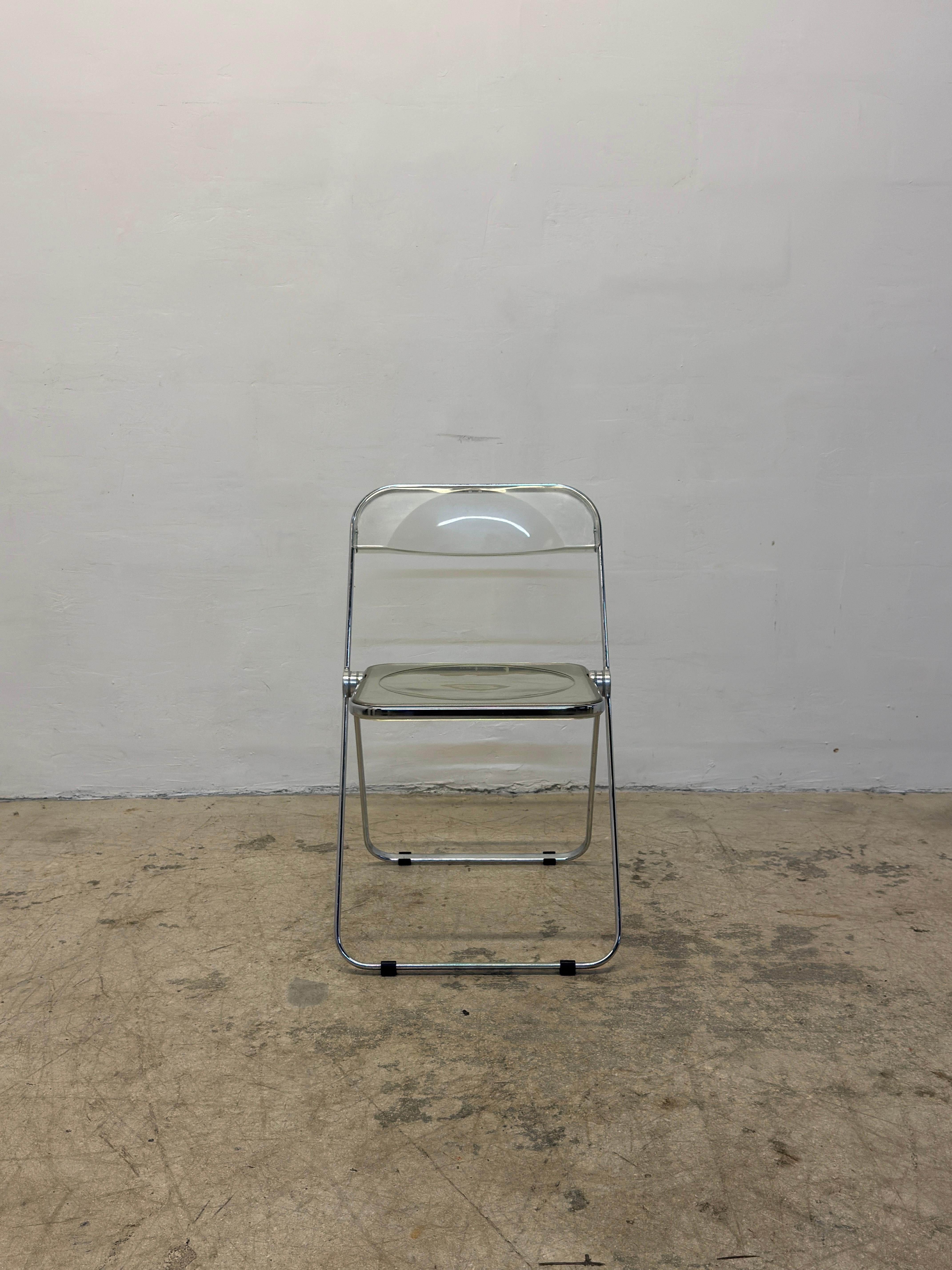 Giancarlo Piretti Plia - Set di quattro sedie Foldes per Castelli in vendita 13