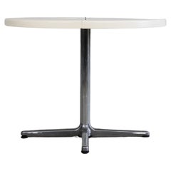 Used Giancarlo Piretti White Plano Folding Table by Anonima Castelli 1970s