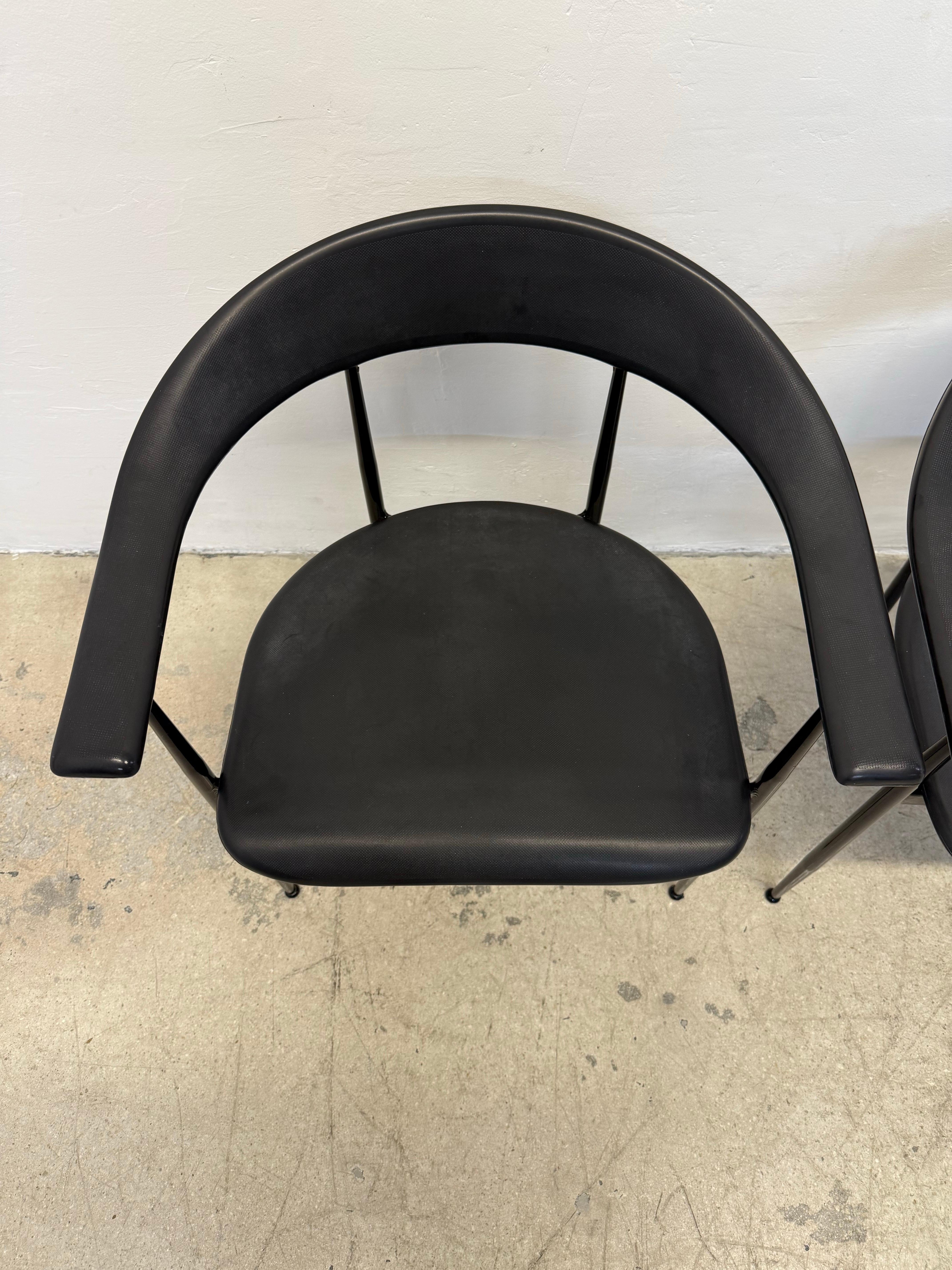 Chaises P40 de Giancarlo Vegni & Gianfranco Gualtierotti pour Fasem en vente 3