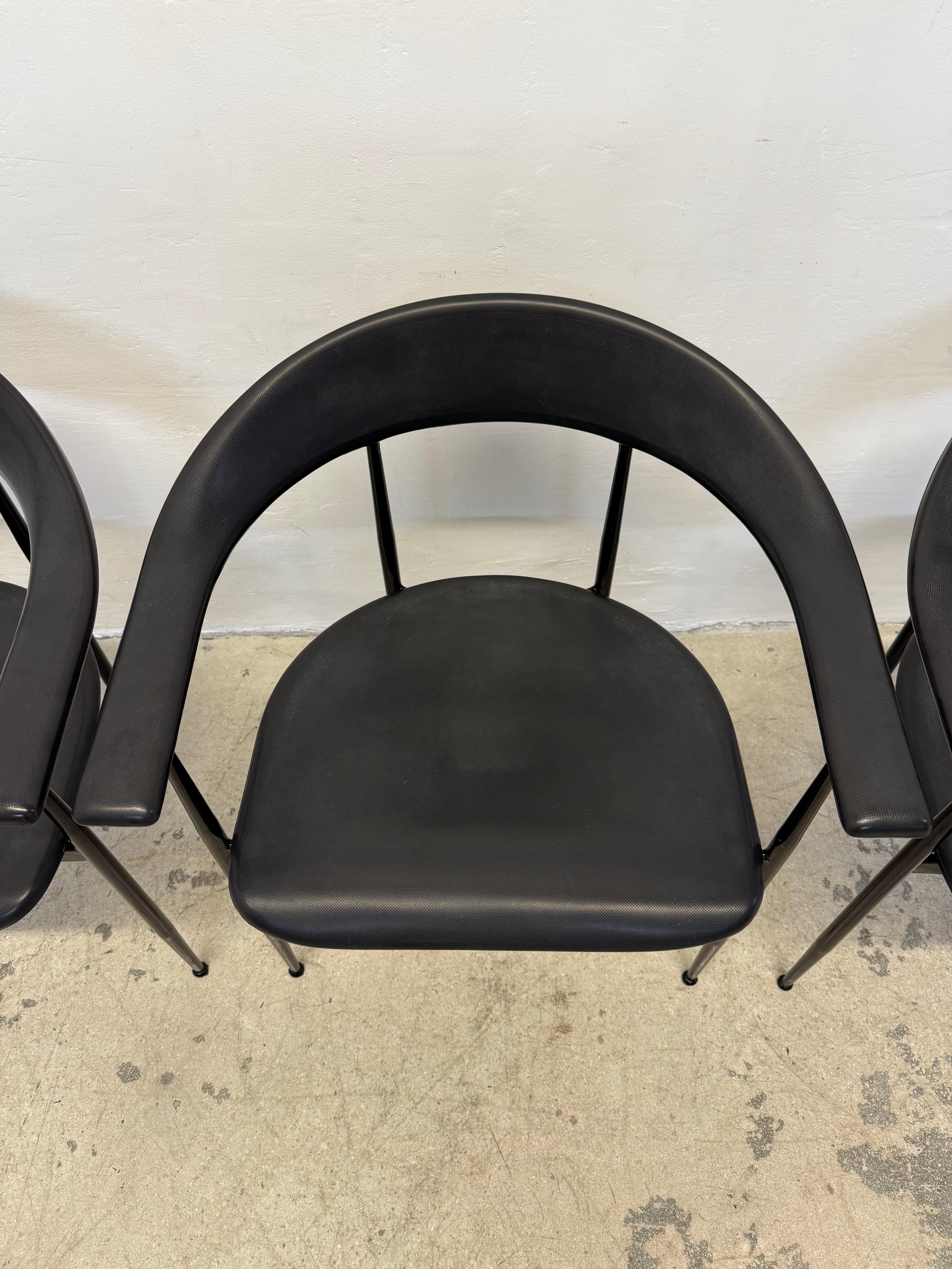 Chaises P40 de Giancarlo Vegni & Gianfranco Gualtierotti pour Fasem en vente 5