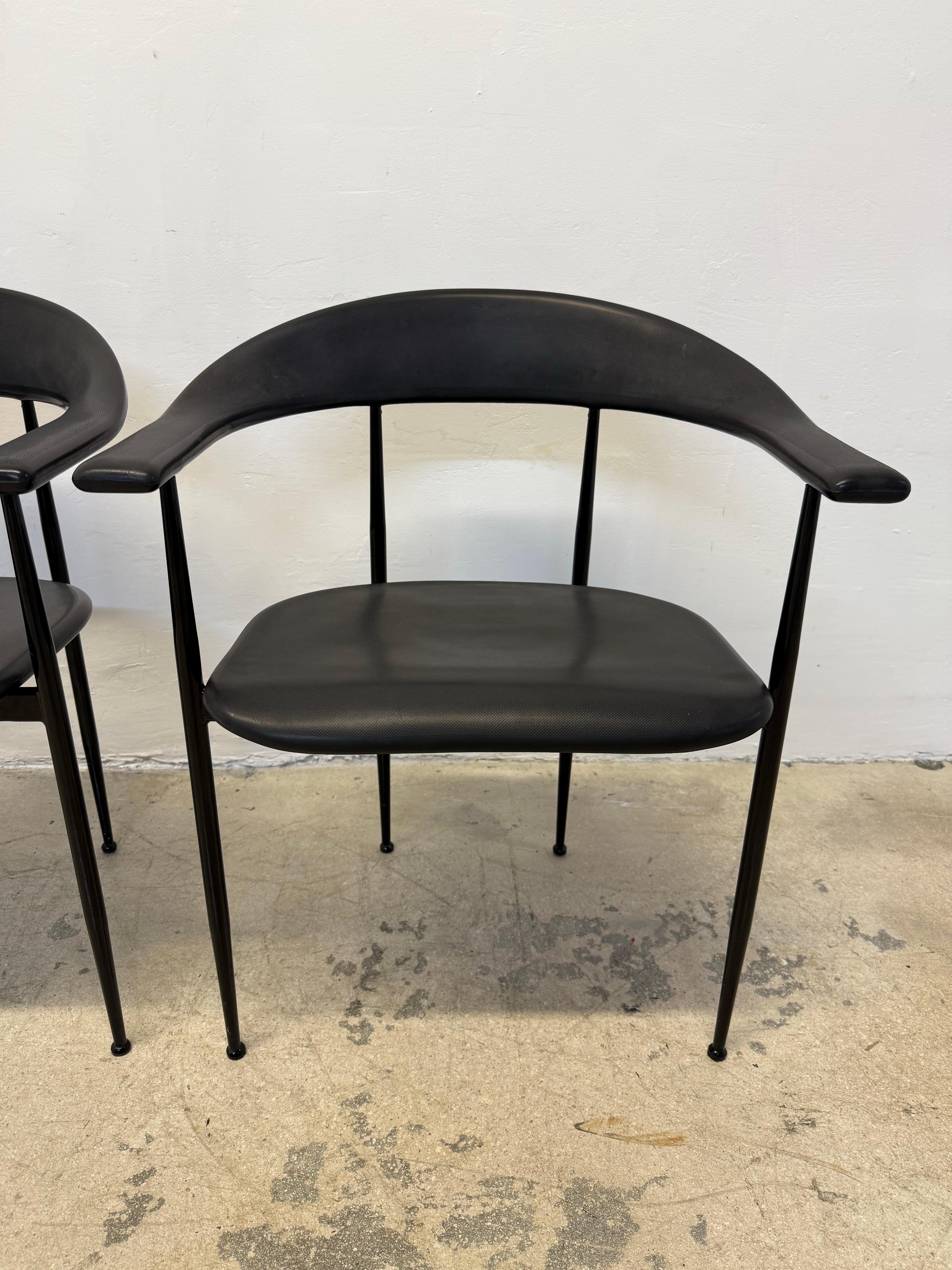 Chaises P40 de Giancarlo Vegni & Gianfranco Gualtierotti pour Fasem en vente 6