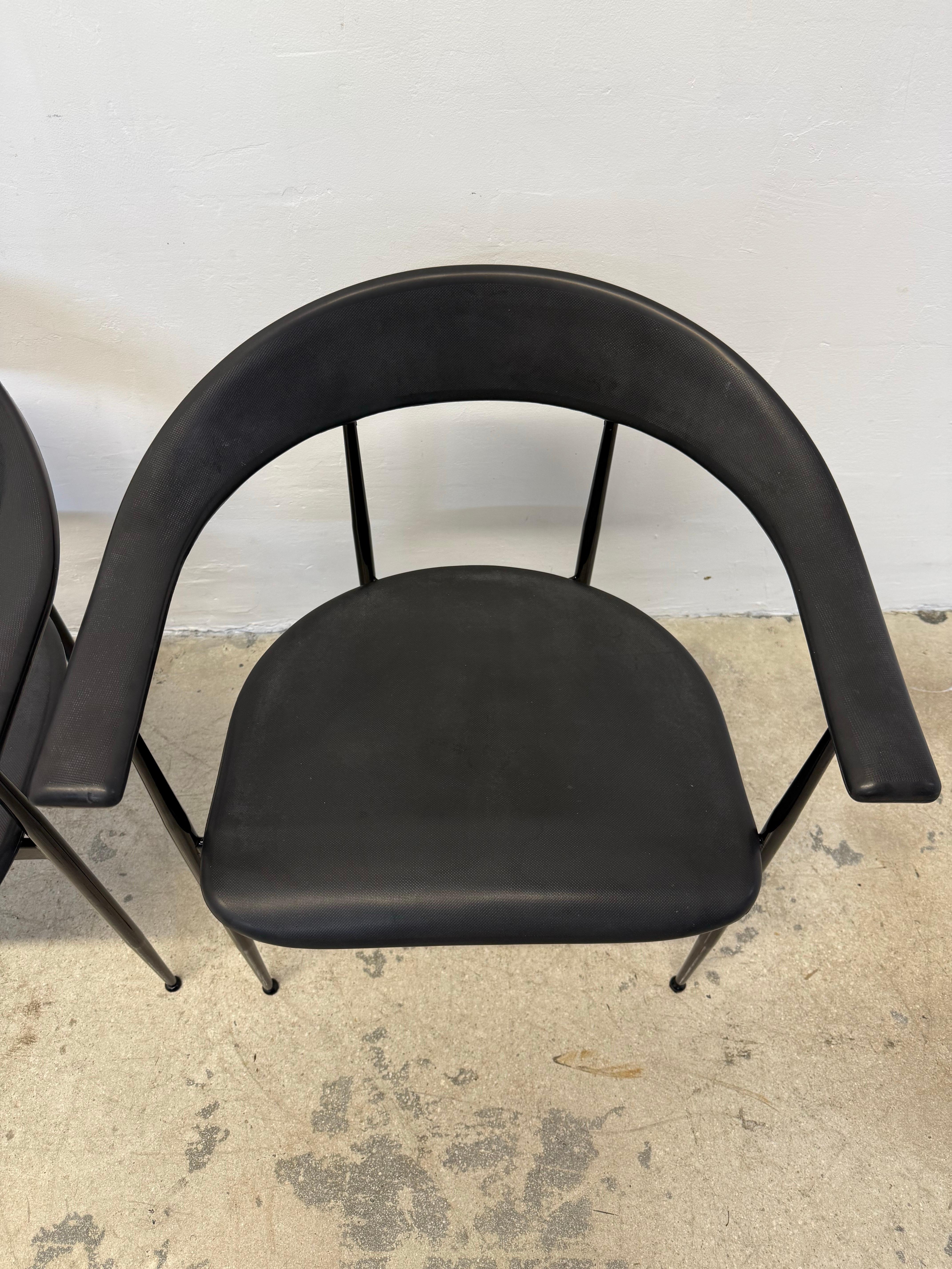 Chaises P40 de Giancarlo Vegni & Gianfranco Gualtierotti pour Fasem en vente 7