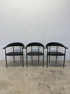 Giancarlo Vegni & Gianfranco Gualtierotti P40 per Fasem - Set di tre sedie