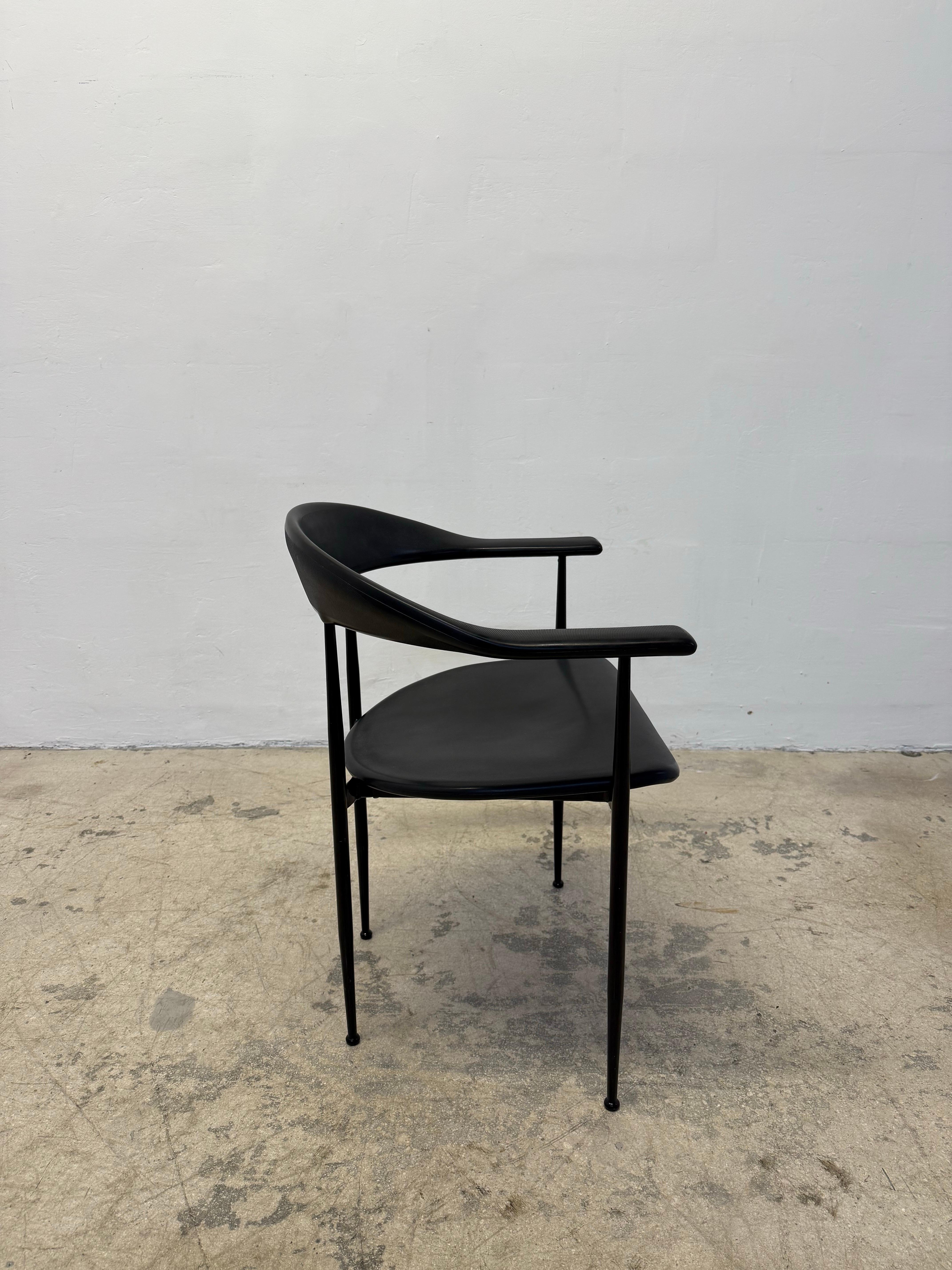 Chaises P40 de Giancarlo Vegni & Gianfranco Gualtierotti pour Fasem en vente 1