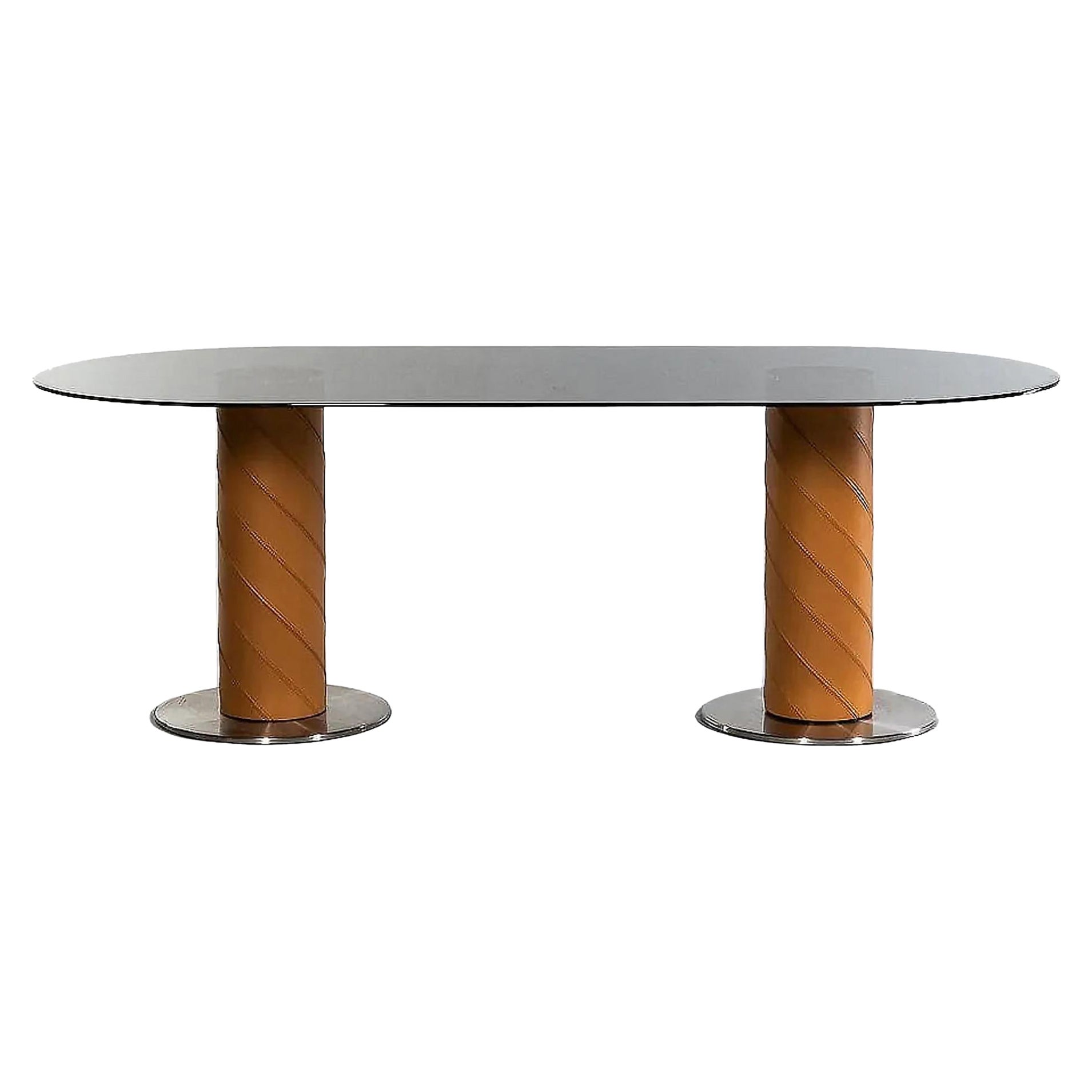 Ovaler Tisch „Rolling-2b“ von Giancarlo Vegni, Italien im Angebot