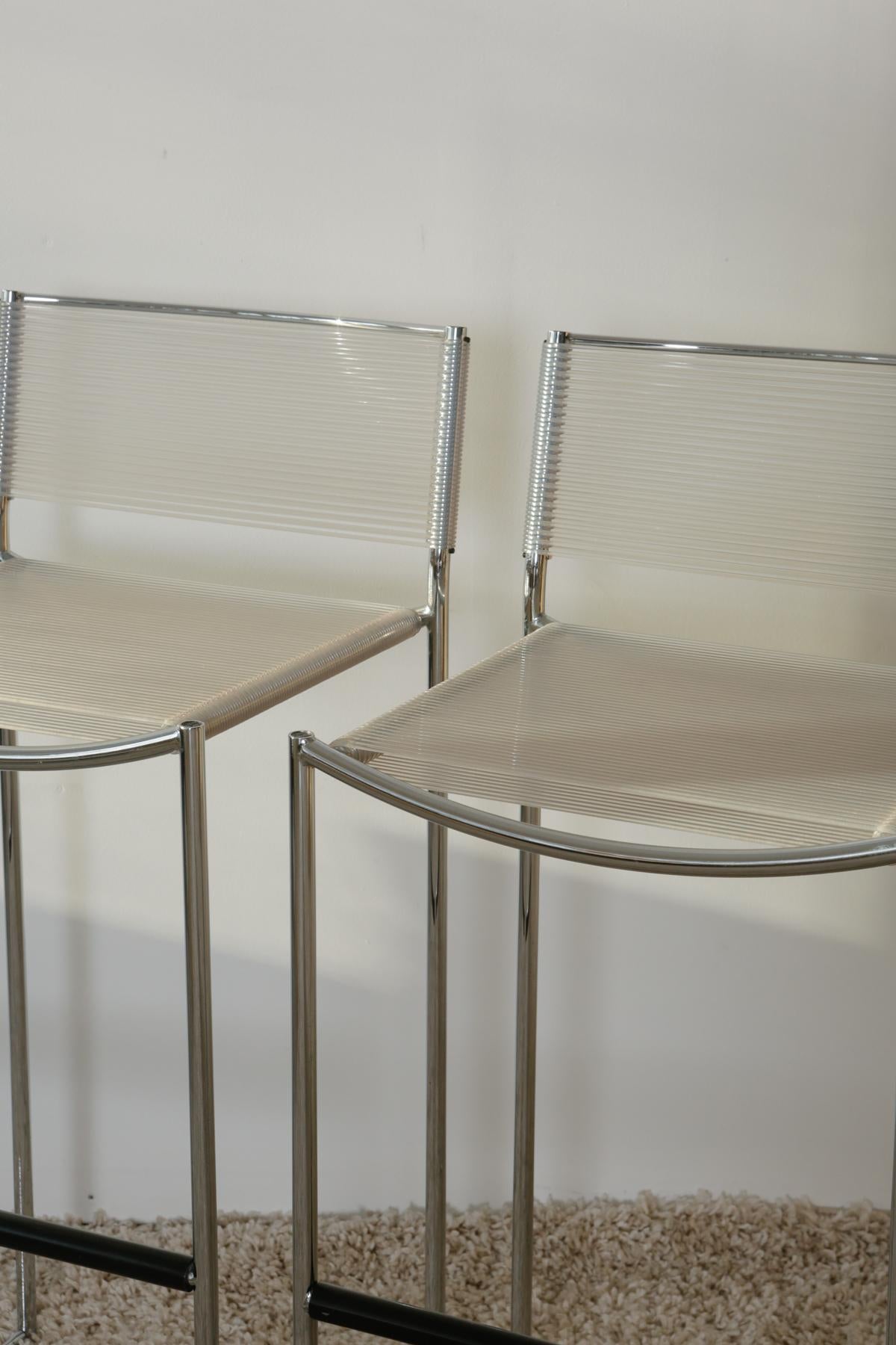 Giandomenico Belotti for Alias Spaghetti Stools, a Pair Available 7