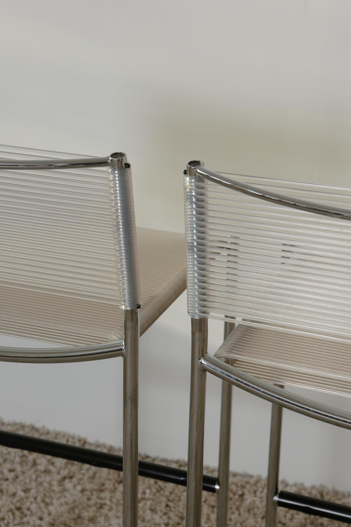 Giandomenico Belotti for Alias Spaghetti Stools, a Pair Available 10