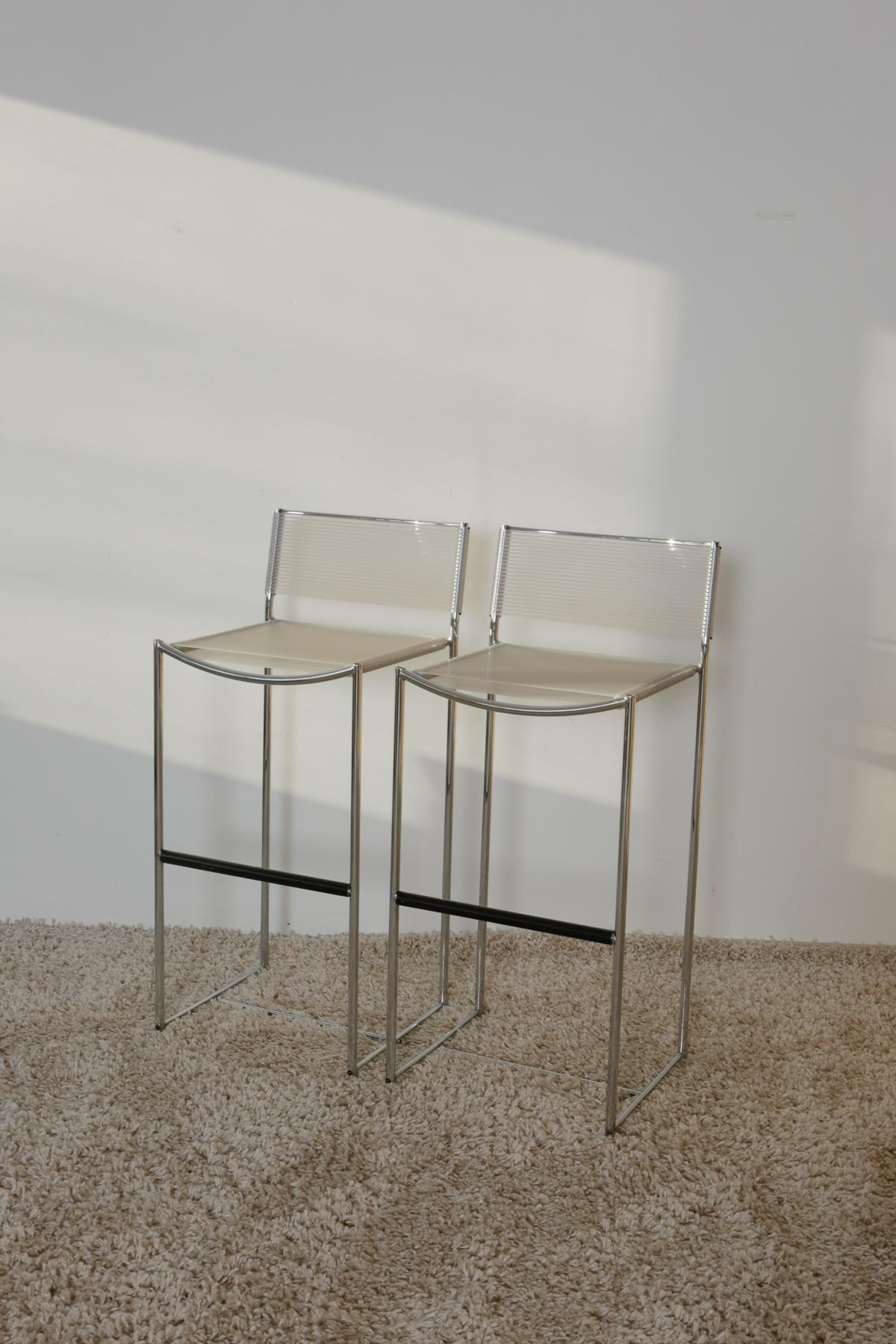 Giandomenico Belotti for Alias Spaghetti Stools, a Pair Available 1