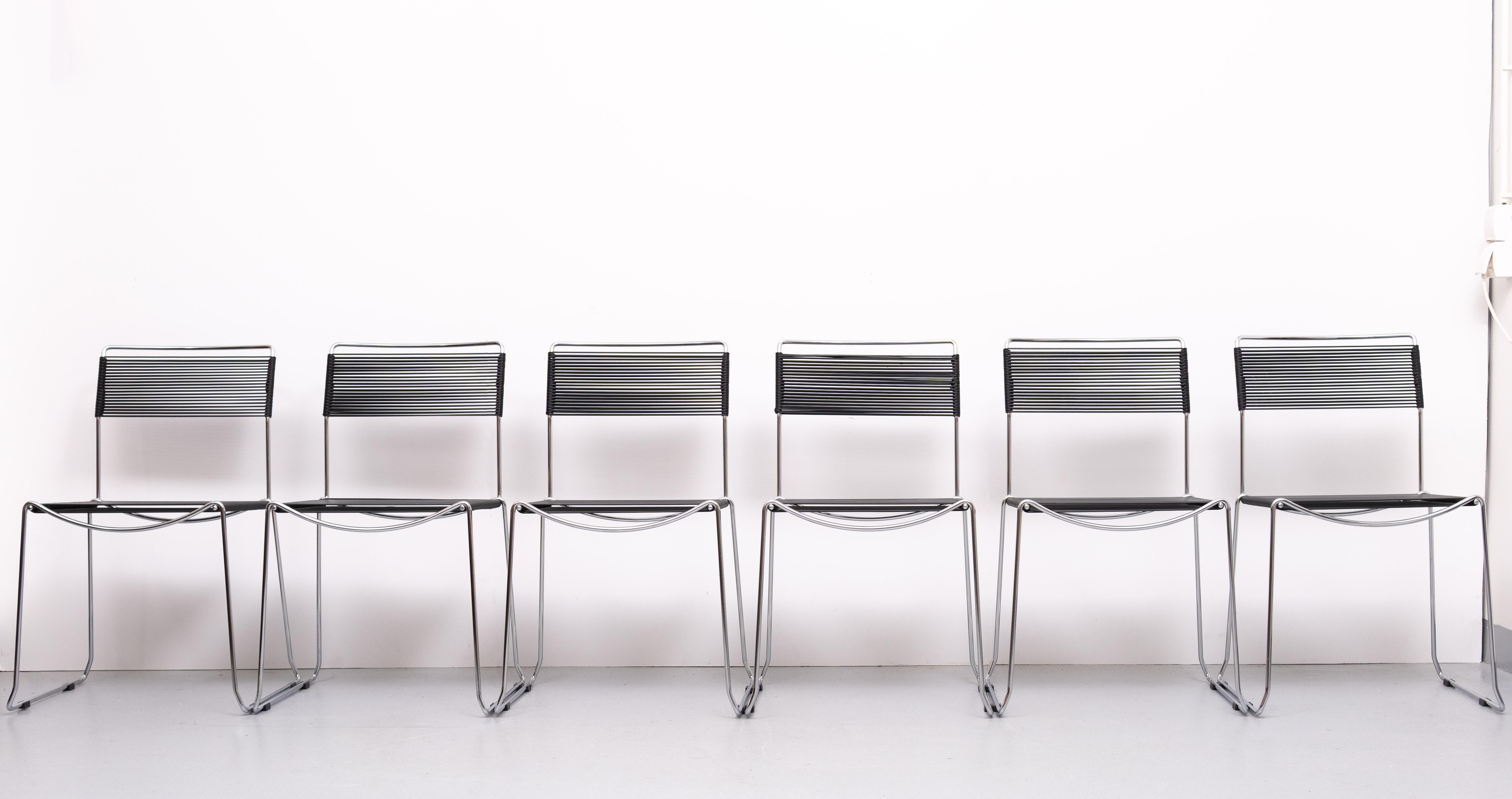 Giandomenico Belotti para Allias silla espagueti años 80 Italia Moderno de mediados de siglo en venta