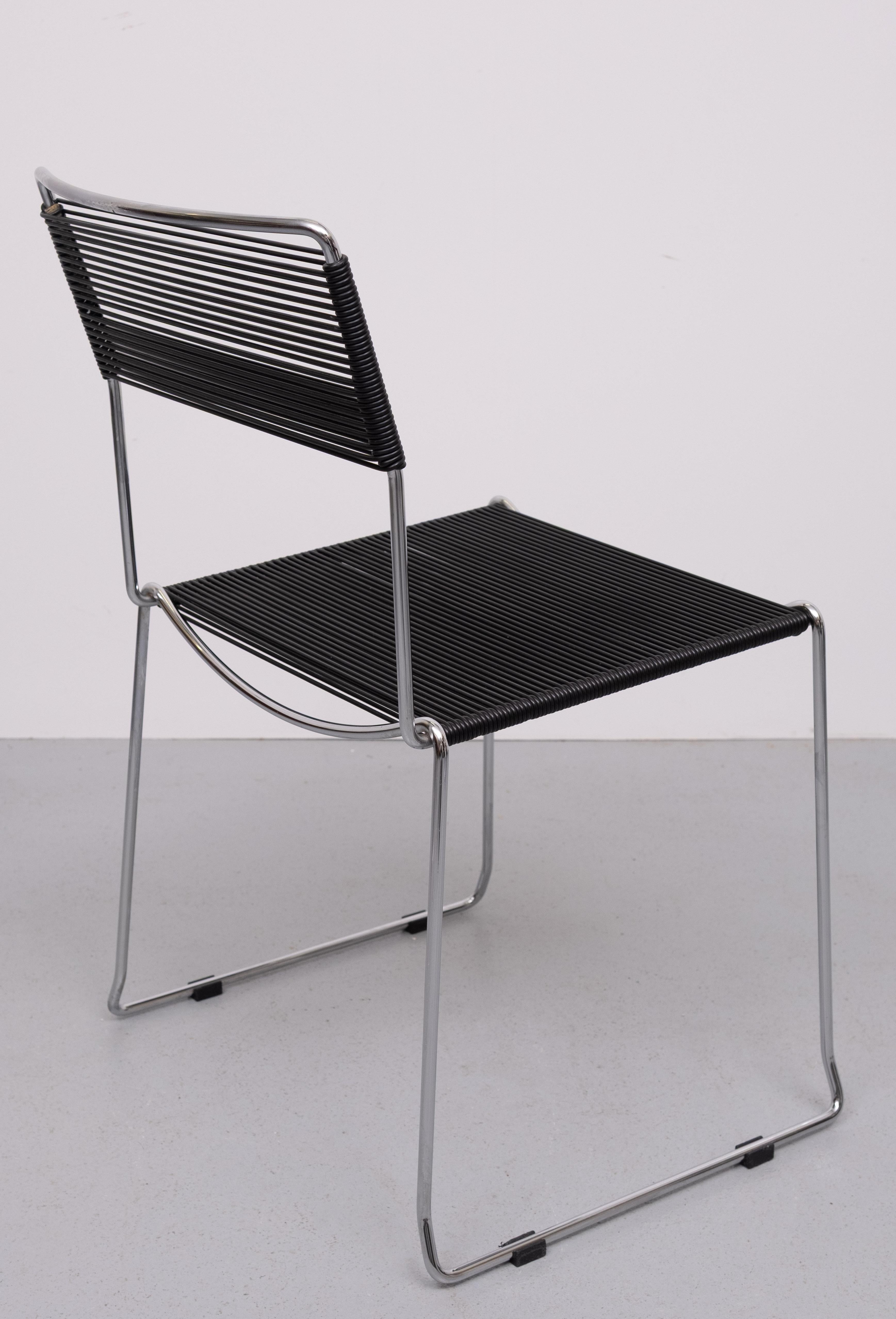 Giandomenico Belotti para Allias silla espagueti años 80 Italia finales del siglo XX en venta