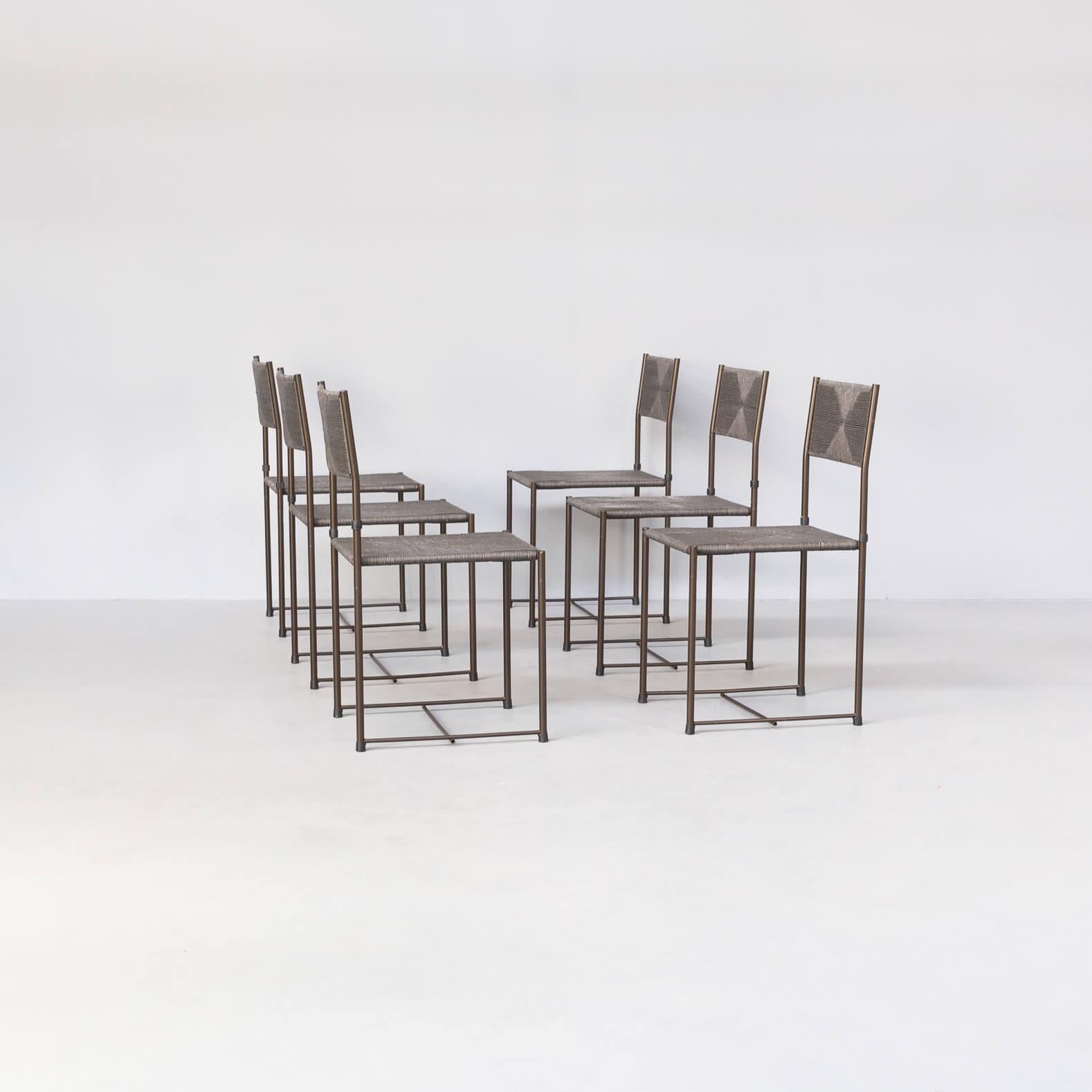 Italian Giandomenico Belotti ‘Paludis’ Dining Chair for Alias Set/6