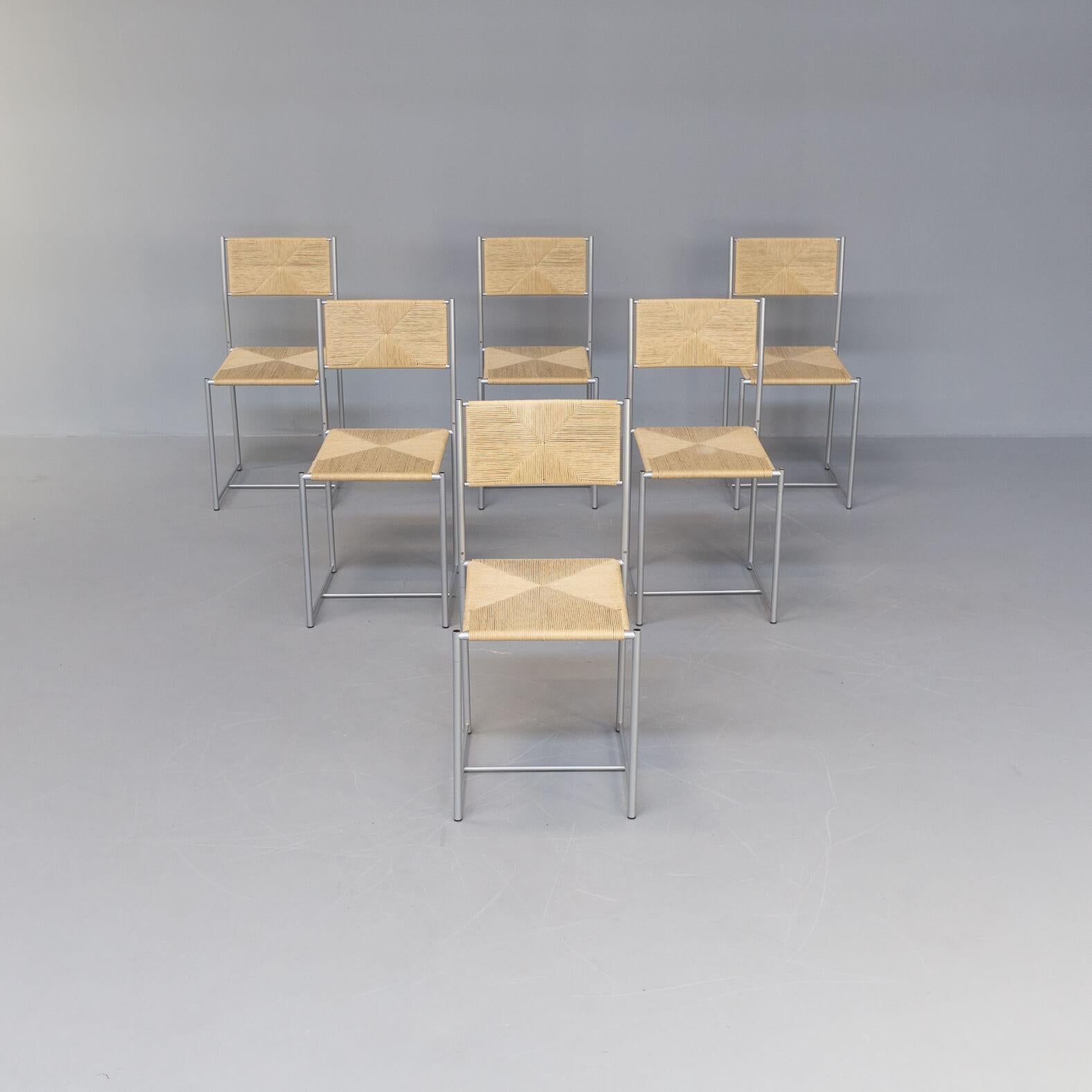 Giandomenico Belotti ‘Paludis’ Dining Chair for Alias Set/6 In Good Condition For Sale In Amstelveen, Noord