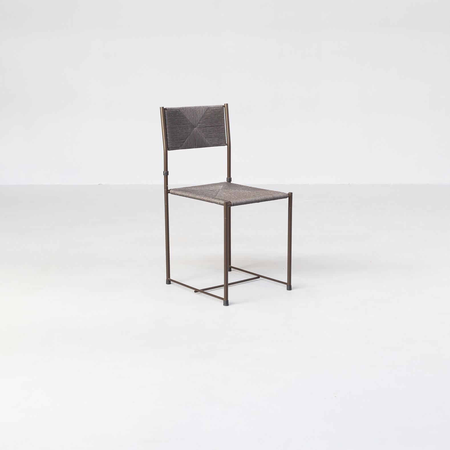 Metal Giandomenico Belotti ‘Paludis’ Dining Chair for Alias Set/6