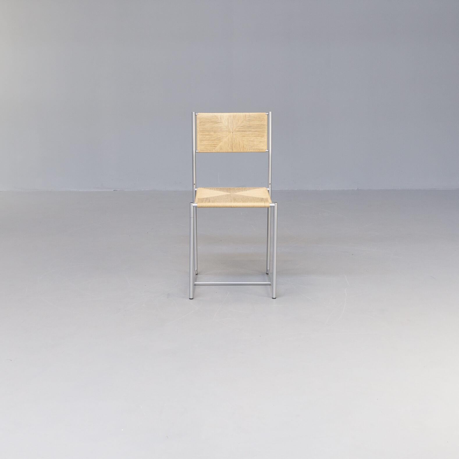 Metal Giandomenico Belotti ‘Paludis’ Dining Chair for Alias Set/6 For Sale