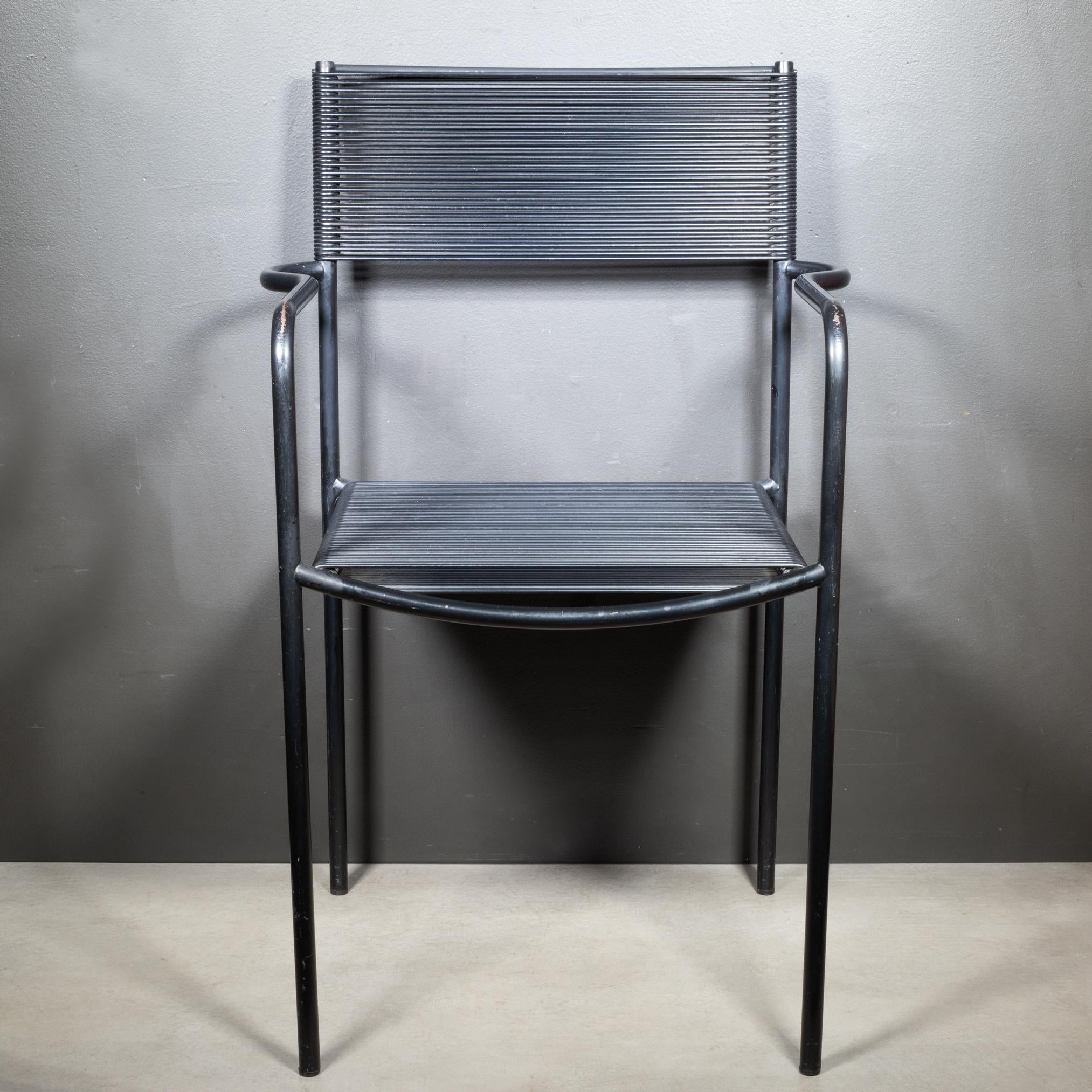 Giandomenico Belotti Spaghetti Armchairs c.1980-Set of 8 For Sale 6