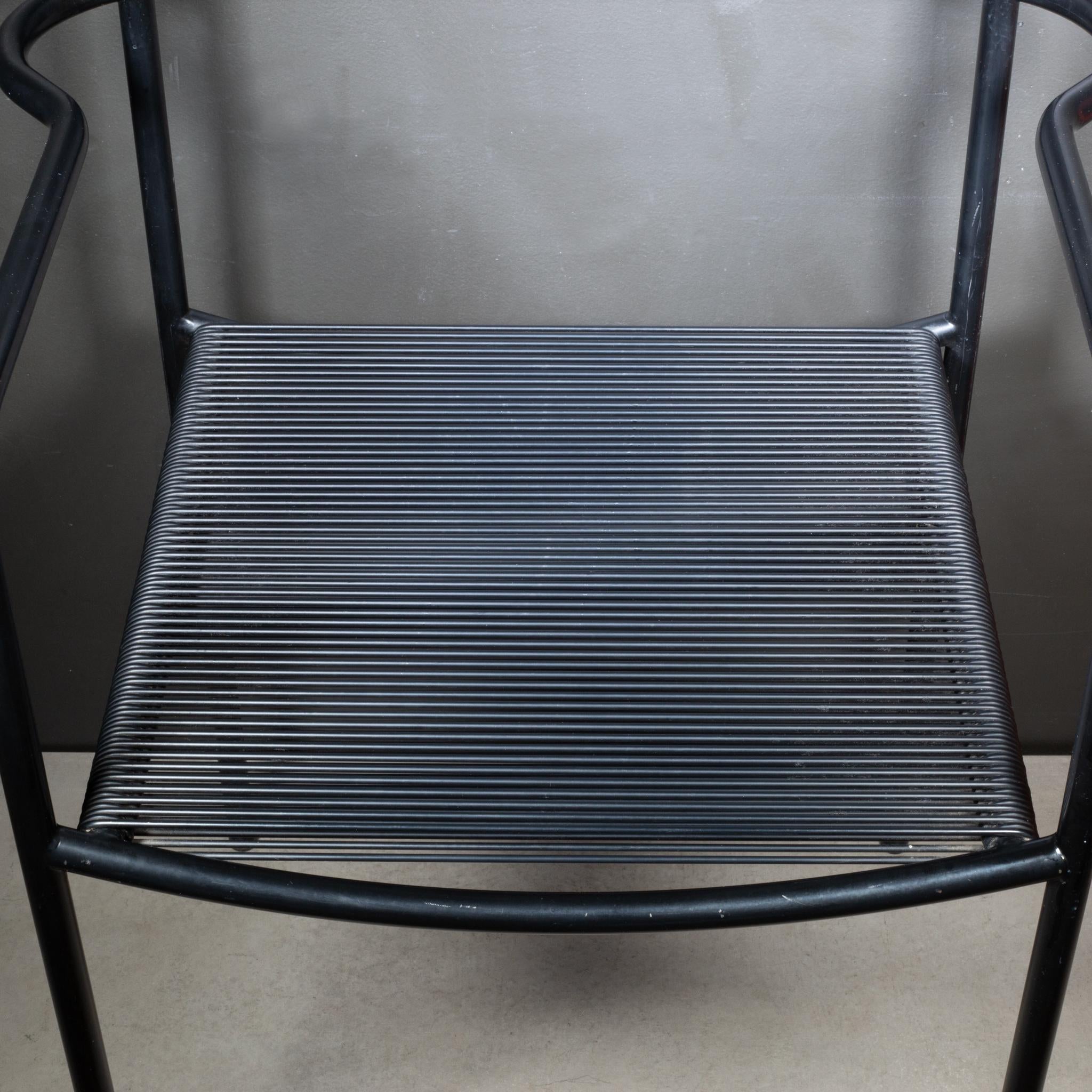 Giandomenico Belotti Spaghetti Armchairs c.1980-Set of 8 For Sale 8