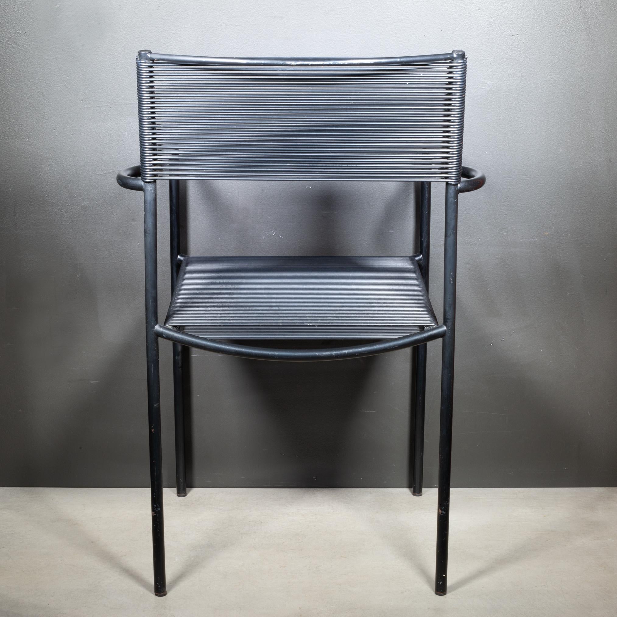 Giandomenico Belotti Spaghetti Armchairs c.1980-Set of 8 For Sale 10