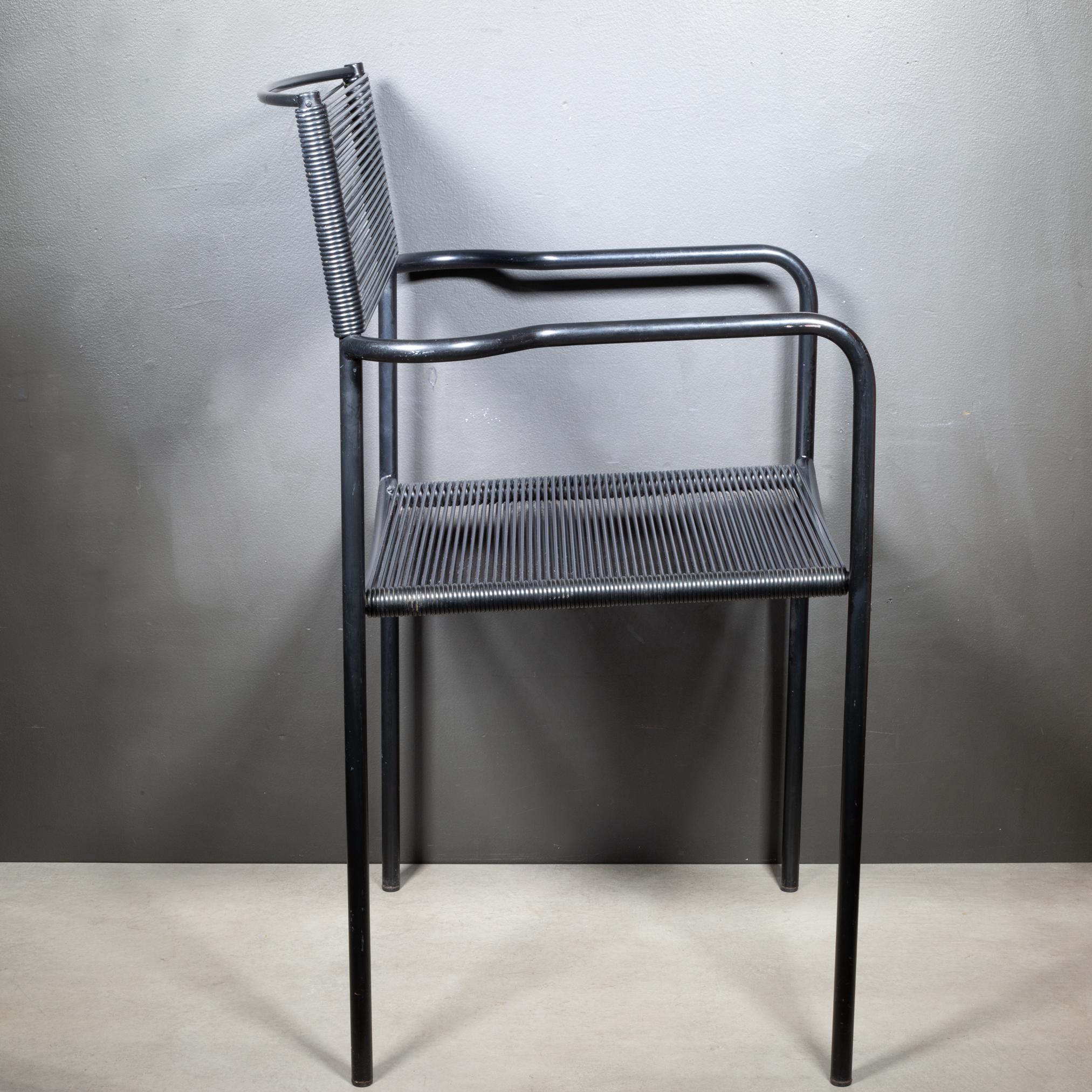 Giandomenico Belotti Spaghetti Armchairs c.1980-Set of 8 For Sale 11