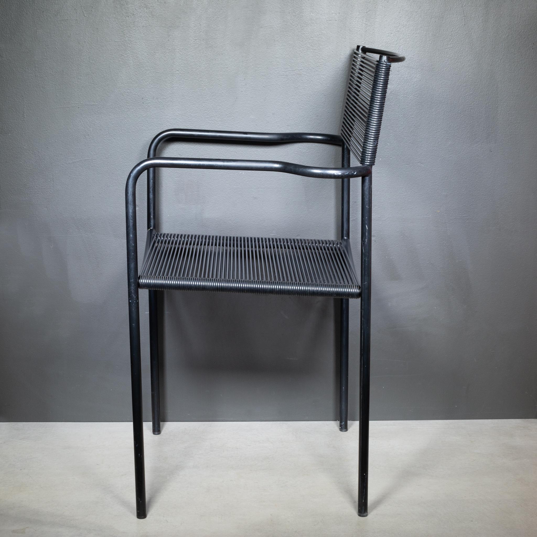 Italian Giandomenico Belotti Spaghetti Armchairs c.1980-Set of 8 For Sale