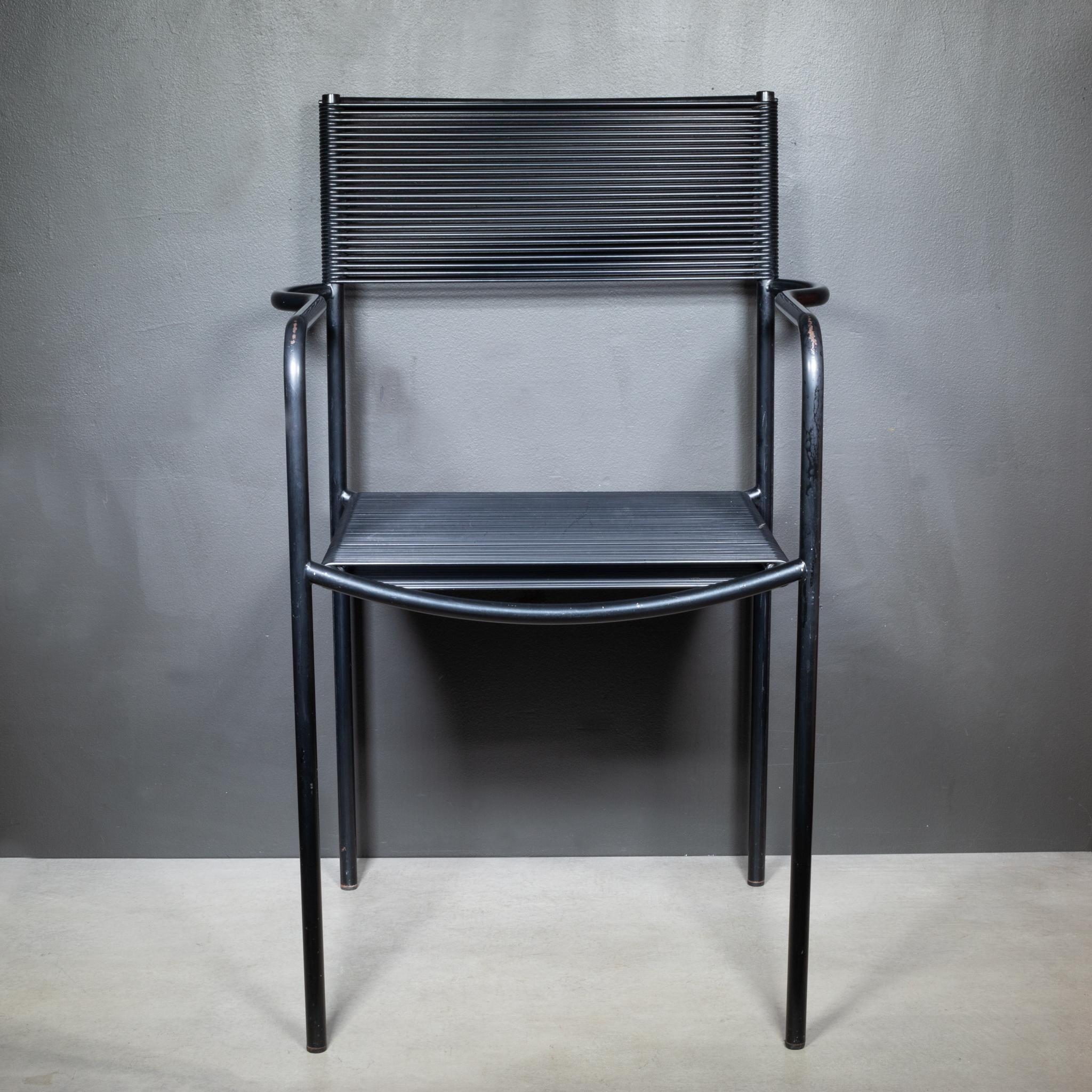 Steel Giandomenico Belotti Spaghetti Armchairs c.1980-Set of 8 For Sale